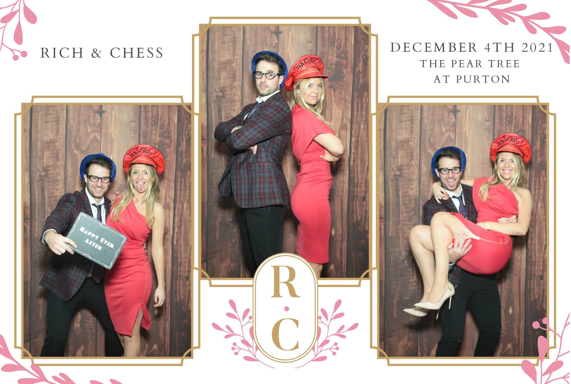 Chess and Rich's Wedding  | View more photos from the event at gallery.myphotoboothexperience.co.uk/u/MyPhotoBoothExperienceLtd/Chess-and-Richs-Wedding