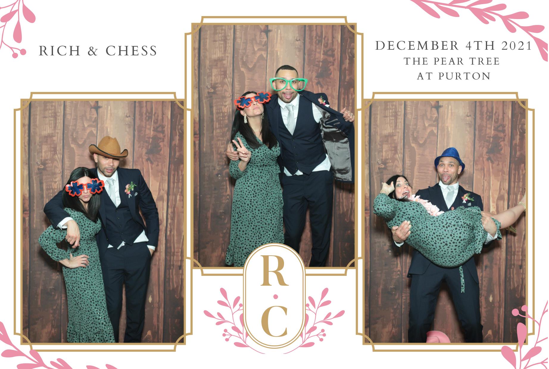 Chess and Rich's Wedding  | View more photos from the event at gallery.myphotoboothexperience.co.uk/u/MyPhotoBoothExperienceLtd/Chess-and-Richs-Wedding