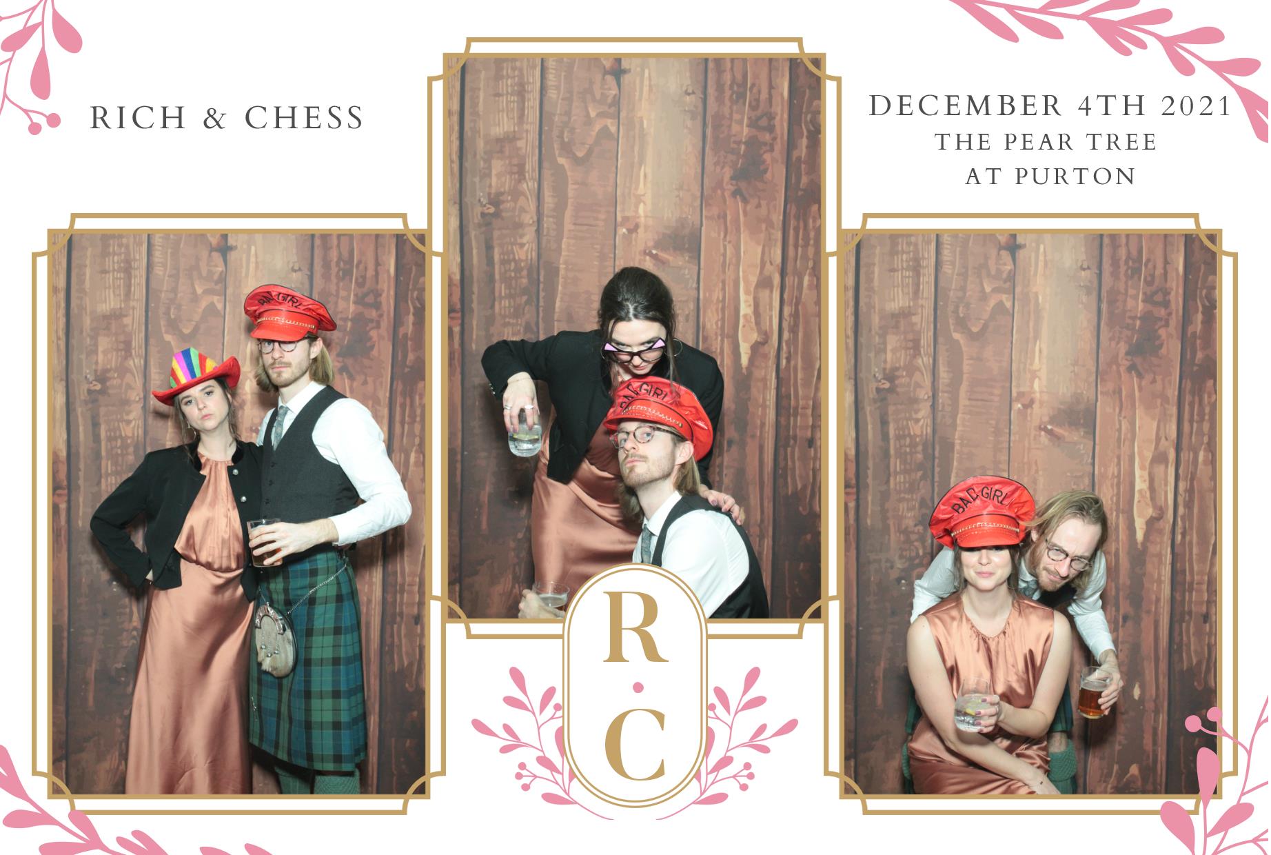 Chess and Rich's Wedding  | View more photos from the event at gallery.myphotoboothexperience.co.uk/u/MyPhotoBoothExperienceLtd/Chess-and-Richs-Wedding