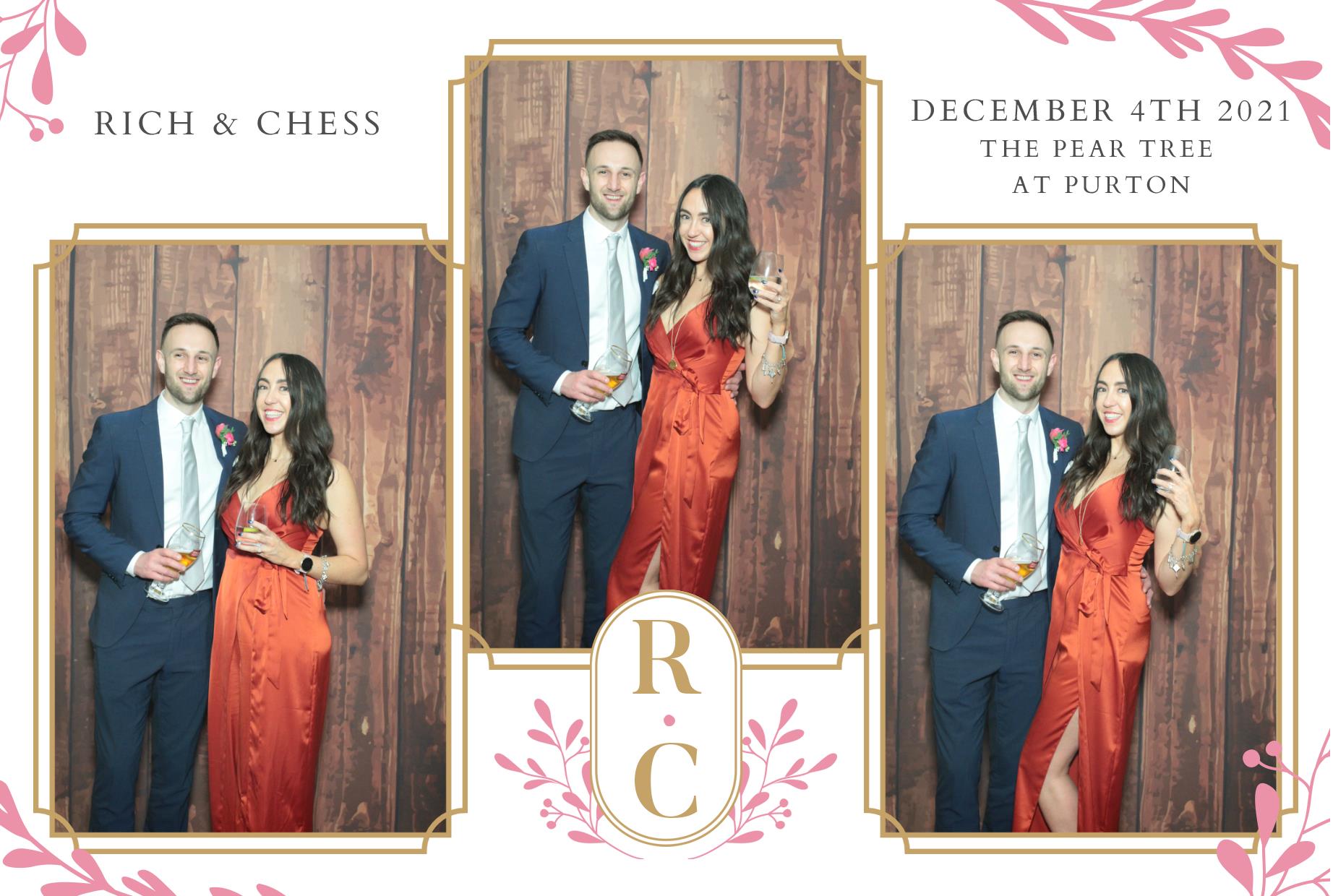 Chess and Rich's Wedding  | View more photos from the event at gallery.myphotoboothexperience.co.uk/u/MyPhotoBoothExperienceLtd/Chess-and-Richs-Wedding