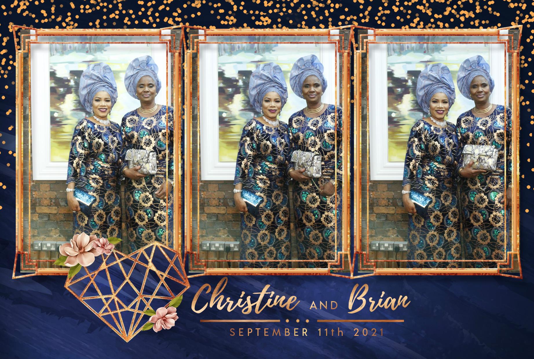 Christine & Brian | View more photos from the event at gallery.myphotoboothexperience.co.uk/u/MyPhotoBoothExperienceLtd/Christine-Brian