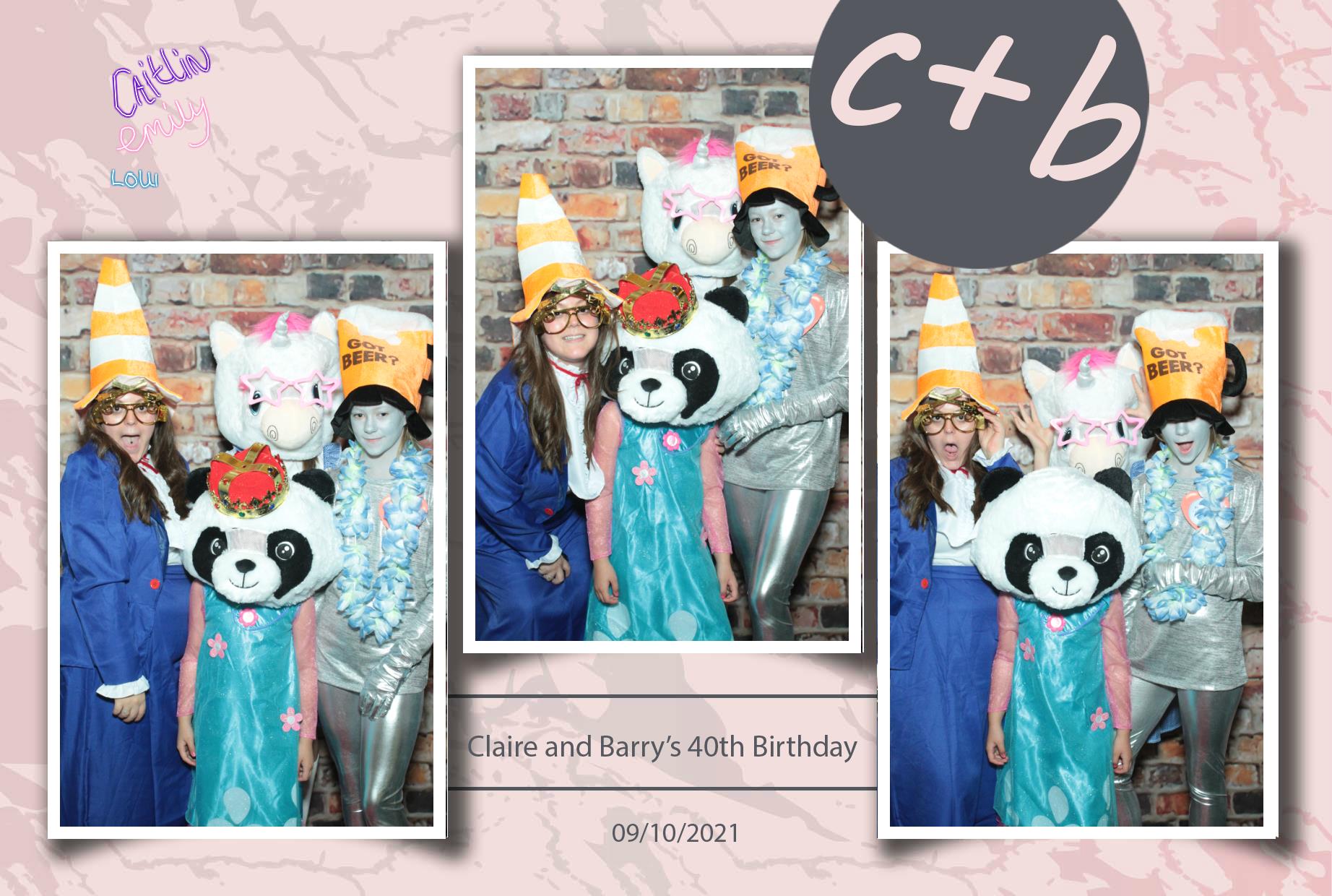 Claire and Barry's 40th Birthday | View more photos from the event at gallery.myphotoboothexperience.co.uk/u/MyPhotoBoothExperienceLtd/Claire-and-Barrys-40th-Birthday