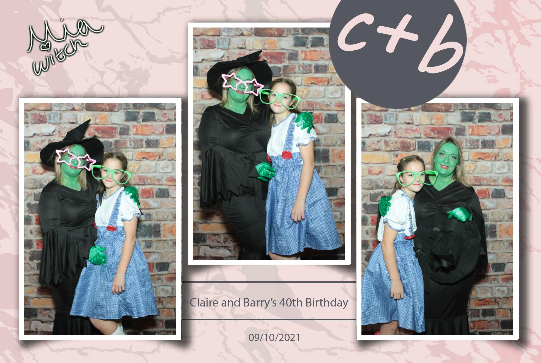 Claire and Barry's 40th Birthday | View more photos from the event at gallery.myphotoboothexperience.co.uk/u/MyPhotoBoothExperienceLtd/Claire-and-Barrys-40th-Birthday