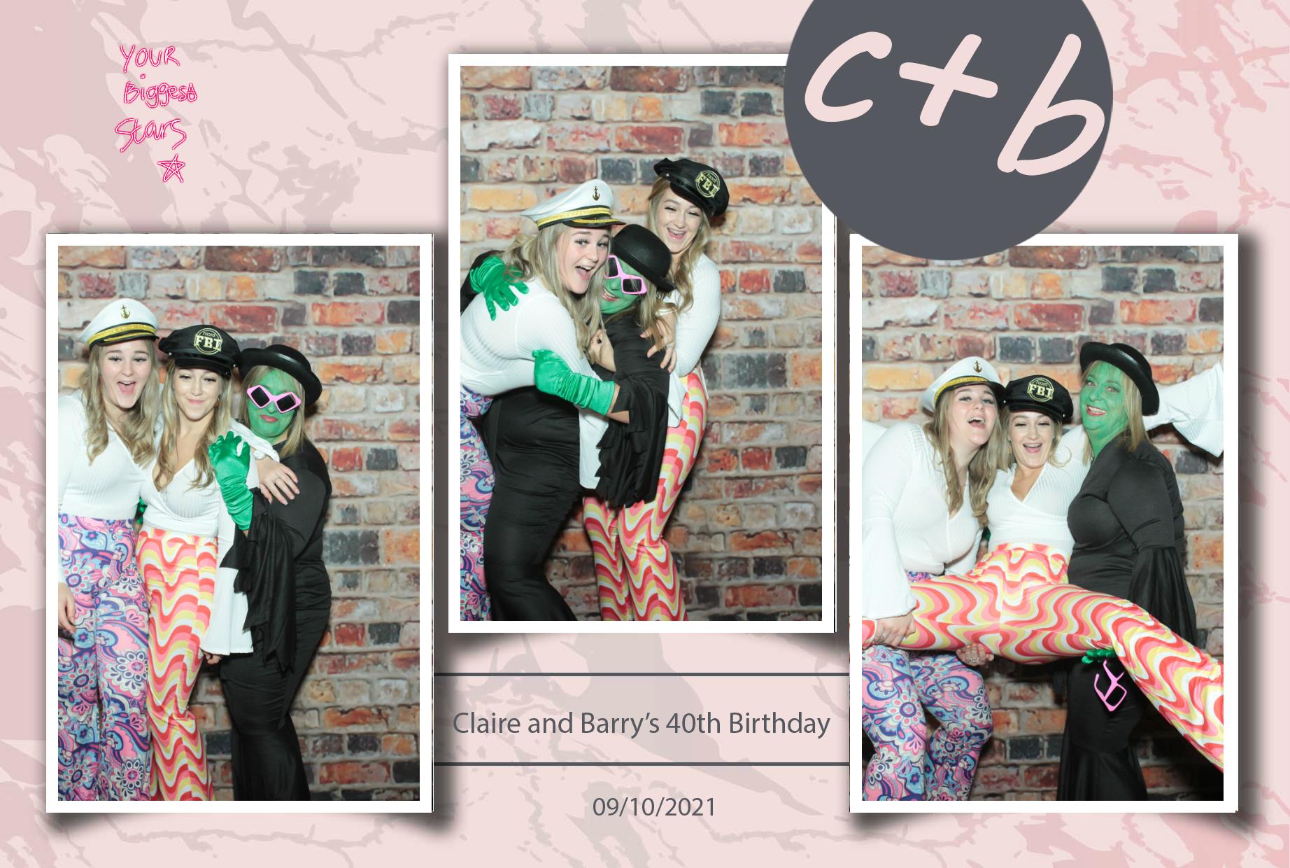 Claire and Barry's 40th Birthday | View more photos from the event at gallery.myphotoboothexperience.co.uk/u/MyPhotoBoothExperienceLtd/Claire-and-Barrys-40th-Birthday