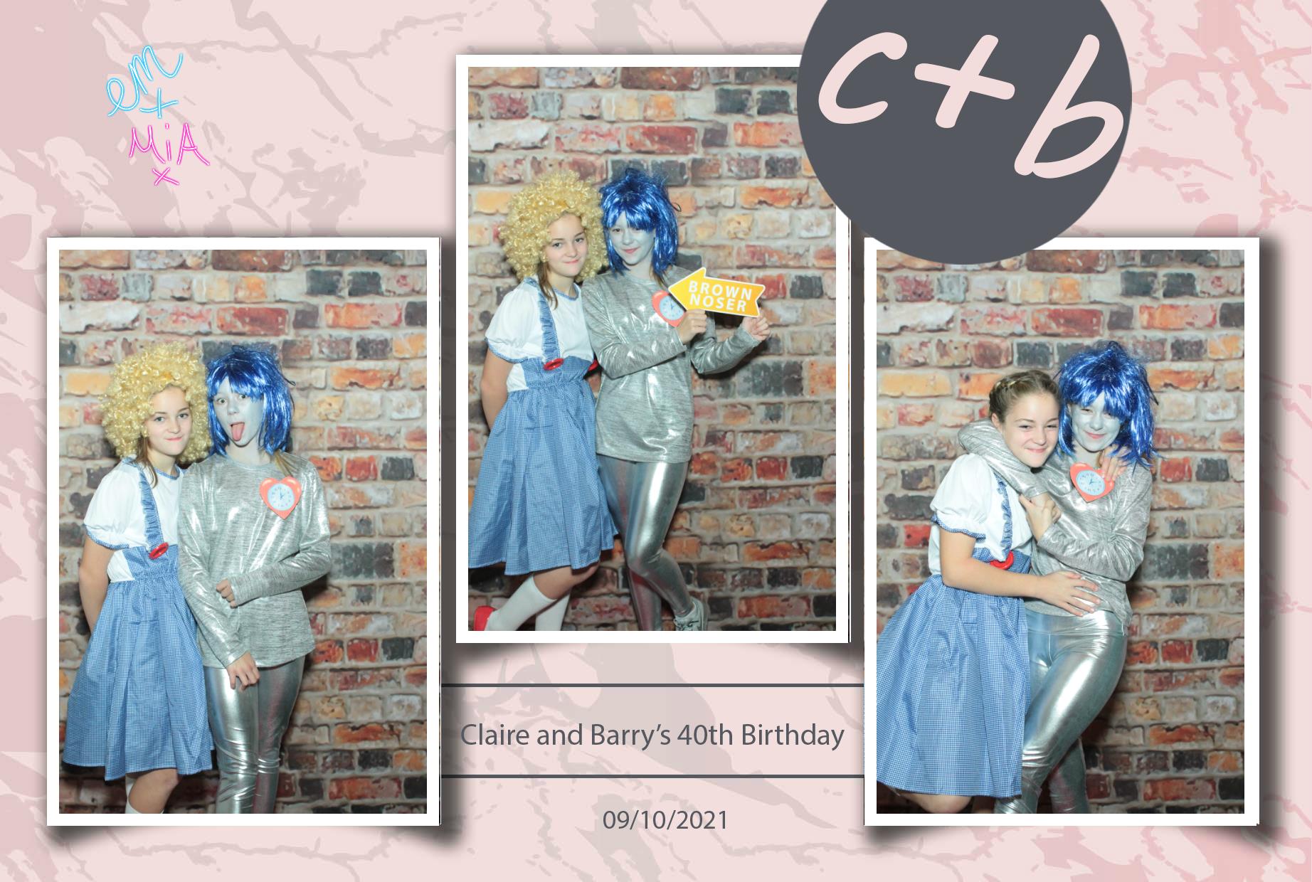 Claire and Barry's 40th Birthday | View more photos from the event at gallery.myphotoboothexperience.co.uk/u/MyPhotoBoothExperienceLtd/Claire-and-Barrys-40th-Birthday