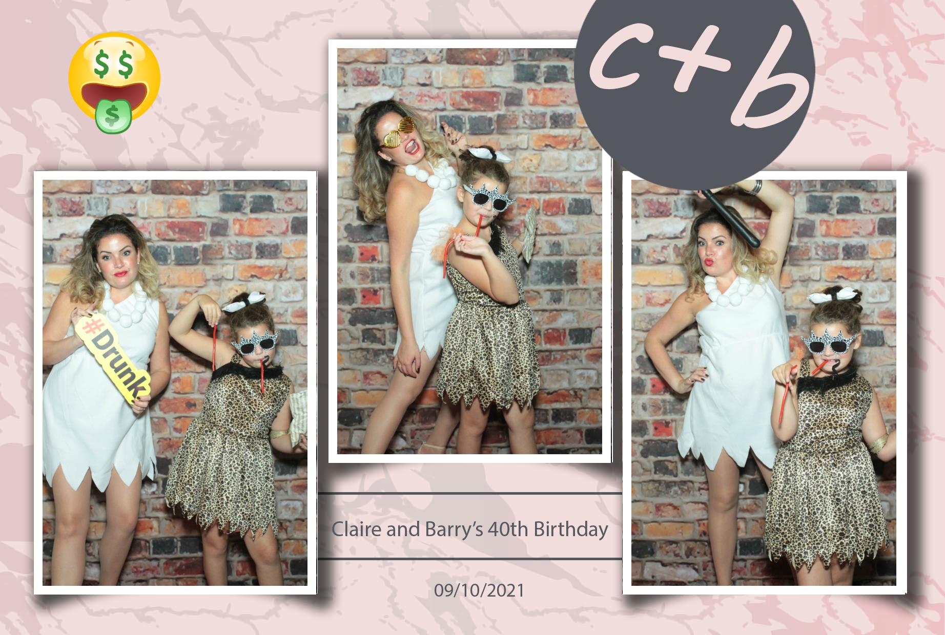 Claire and Barry's 40th Birthday | View more photos from the event at gallery.myphotoboothexperience.co.uk/u/MyPhotoBoothExperienceLtd/Claire-and-Barrys-40th-Birthday