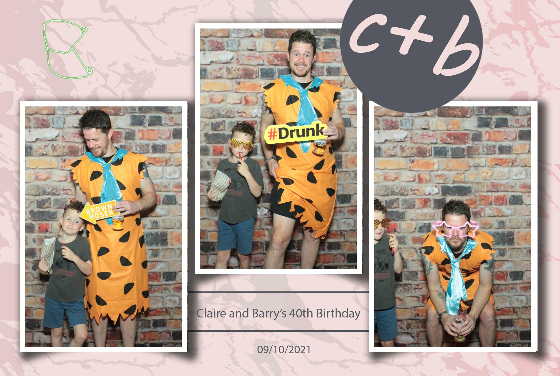 Claire and Barry's 40th Birthday | View more photos from the event at gallery.myphotoboothexperience.co.uk/u/MyPhotoBoothExperienceLtd/Claire-and-Barrys-40th-Birthday