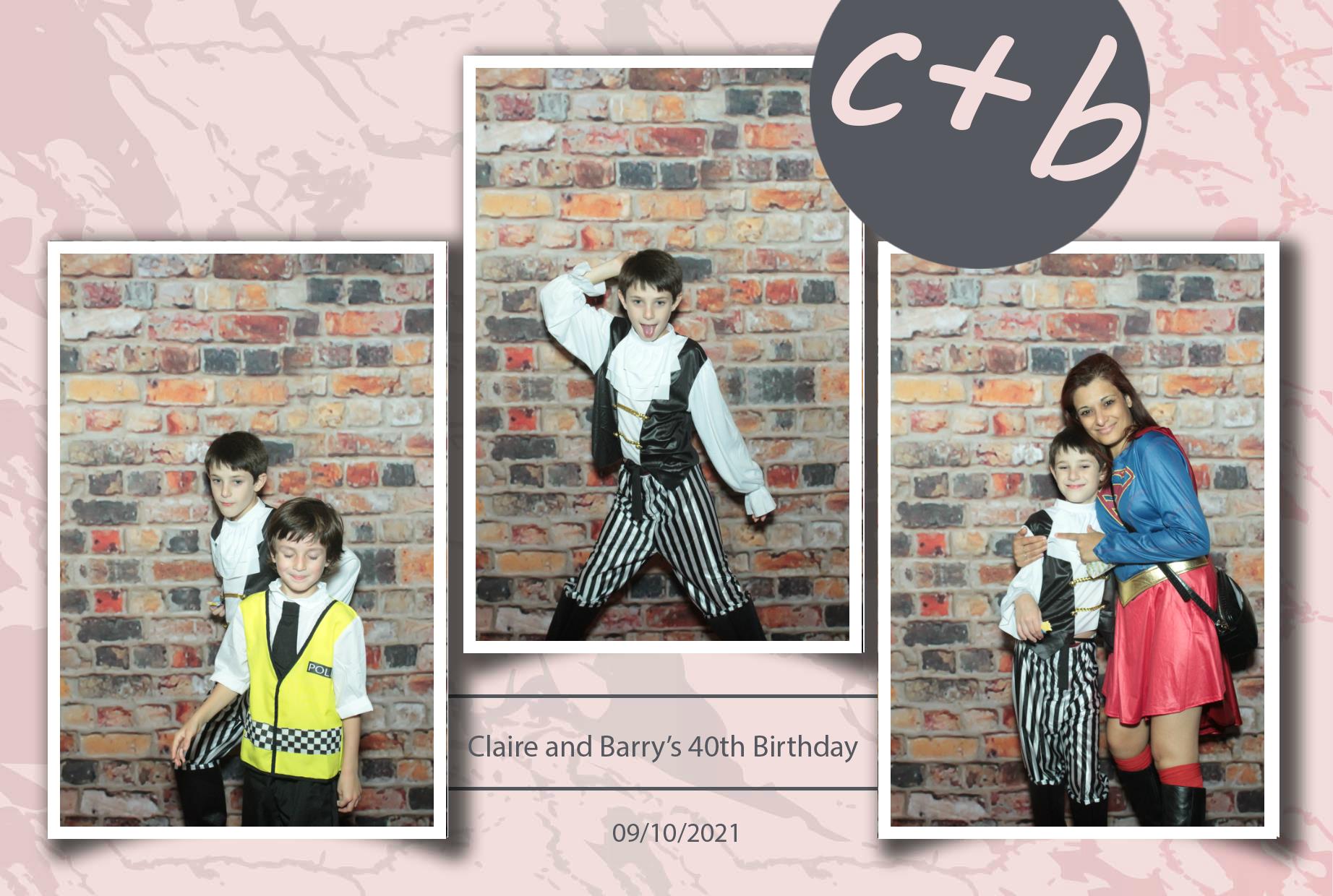Claire and Barry's 40th Birthday | View more photos from the event at gallery.myphotoboothexperience.co.uk/u/MyPhotoBoothExperienceLtd/Claire-and-Barrys-40th-Birthday