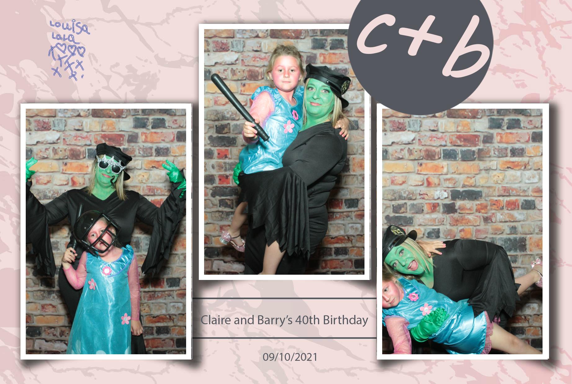 Claire and Barry's 40th Birthday | View more photos from the event at gallery.myphotoboothexperience.co.uk/u/MyPhotoBoothExperienceLtd/Claire-and-Barrys-40th-Birthday