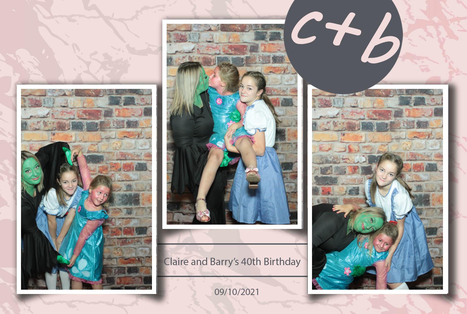 Claire and Barry's 40th Birthday | View more photos from the event at gallery.myphotoboothexperience.co.uk/u/MyPhotoBoothExperienceLtd/Claire-and-Barrys-40th-Birthday
