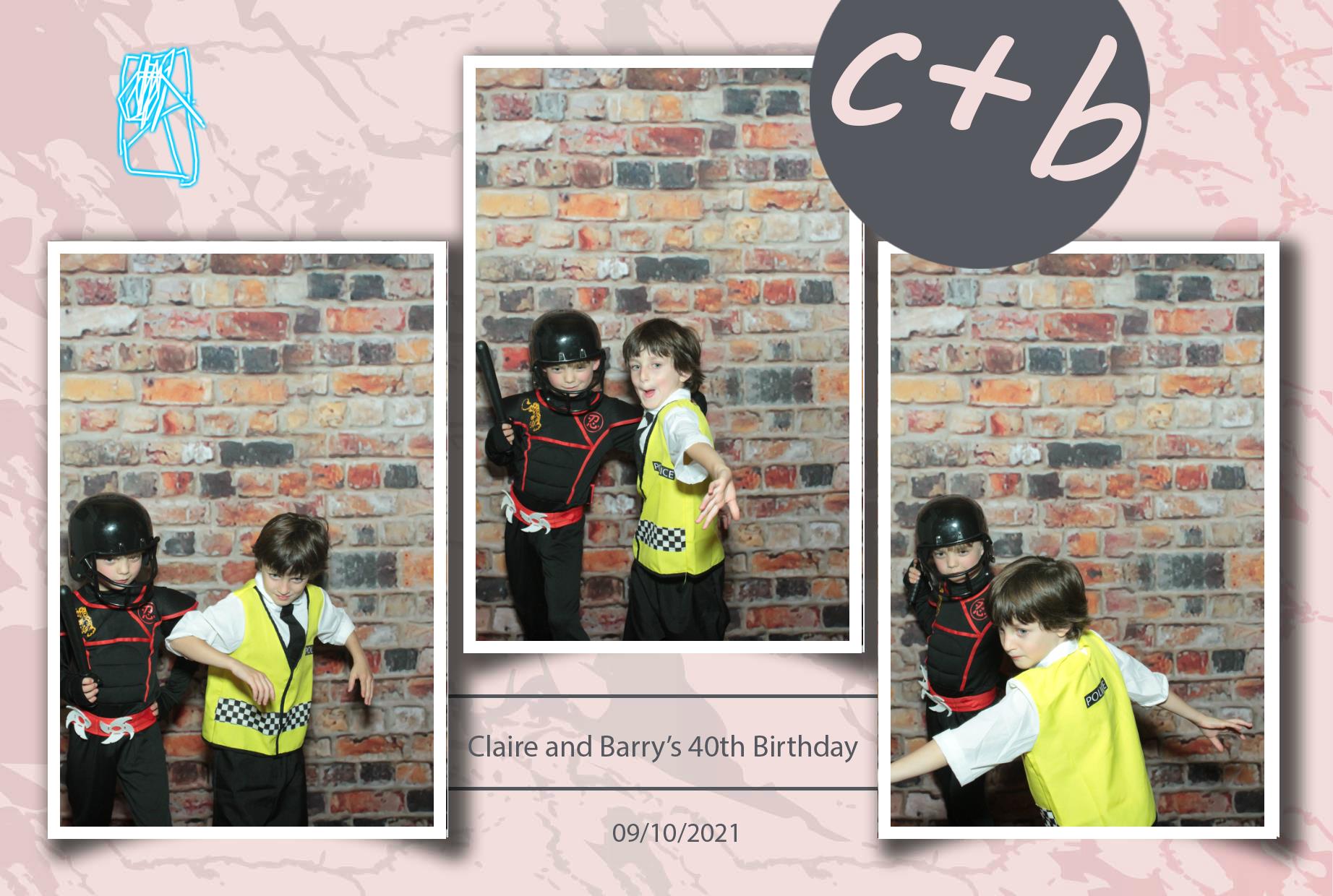 Claire and Barry's 40th Birthday | View more photos from the event at gallery.myphotoboothexperience.co.uk/u/MyPhotoBoothExperienceLtd/Claire-and-Barrys-40th-Birthday
