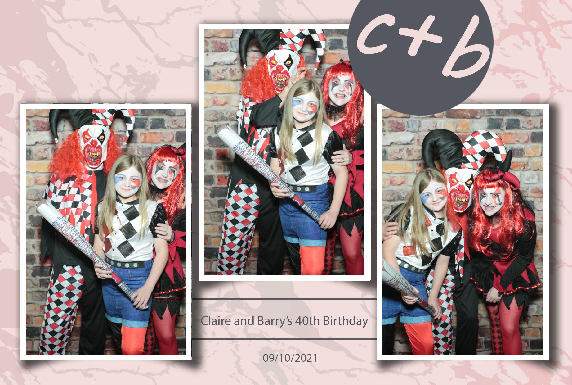 Claire and Barry's 40th Birthday | View more photos from the event at gallery.myphotoboothexperience.co.uk/u/MyPhotoBoothExperienceLtd/Claire-and-Barrys-40th-Birthday