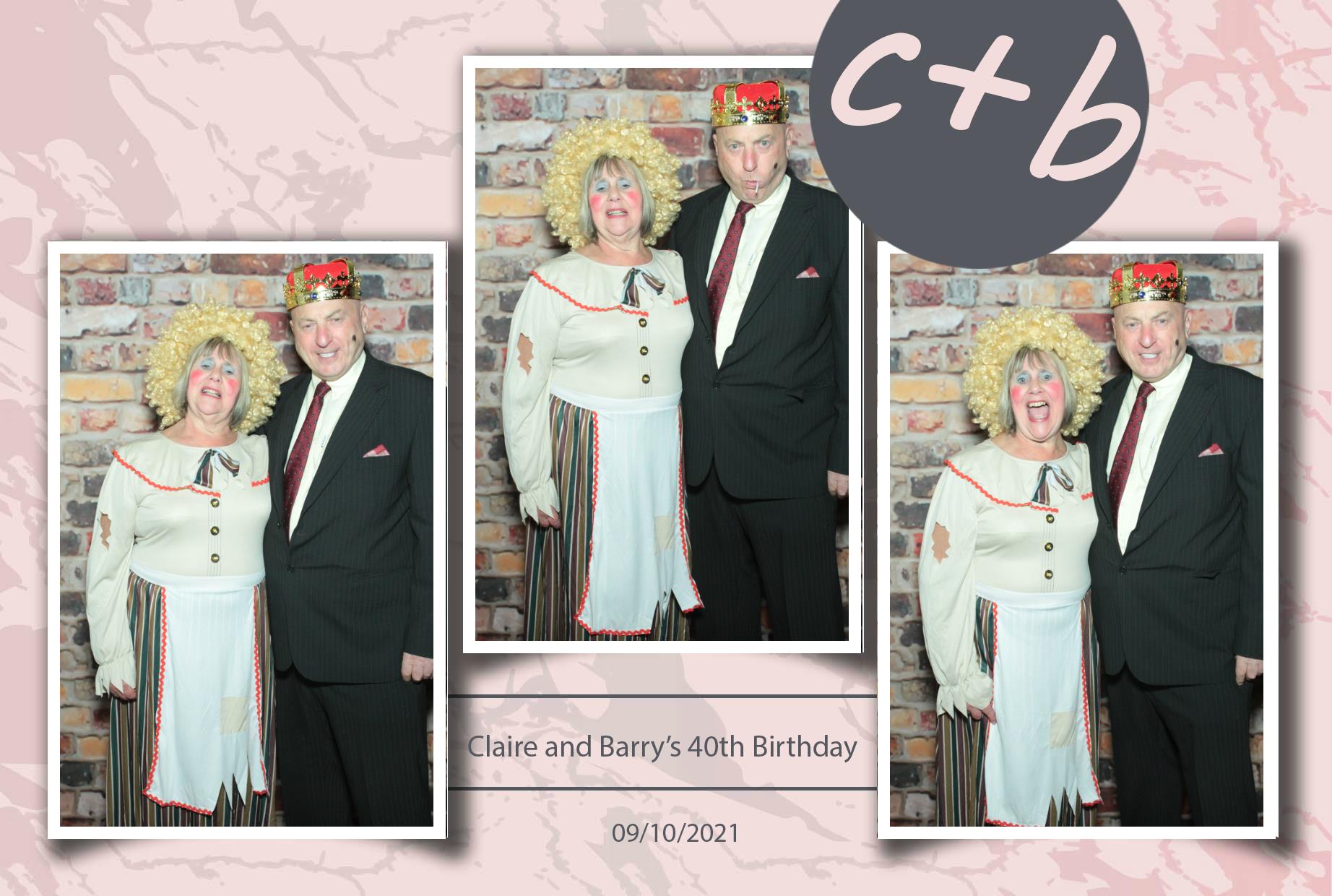 Claire and Barry's 40th Birthday | View more photos from the event at gallery.myphotoboothexperience.co.uk/u/MyPhotoBoothExperienceLtd/Claire-and-Barrys-40th-Birthday