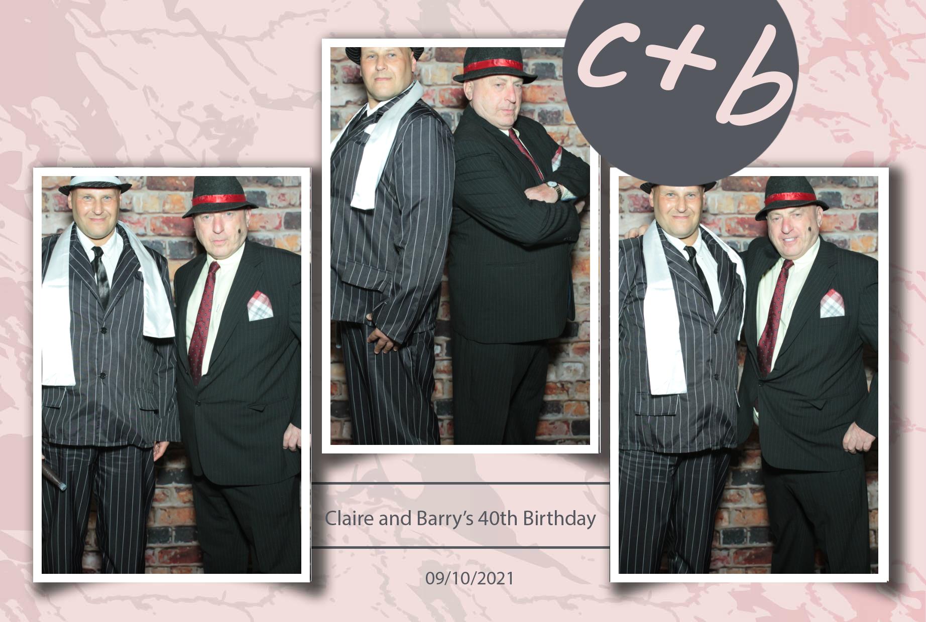 Claire and Barry's 40th Birthday | View more photos from the event at gallery.myphotoboothexperience.co.uk/u/MyPhotoBoothExperienceLtd/Claire-and-Barrys-40th-Birthday