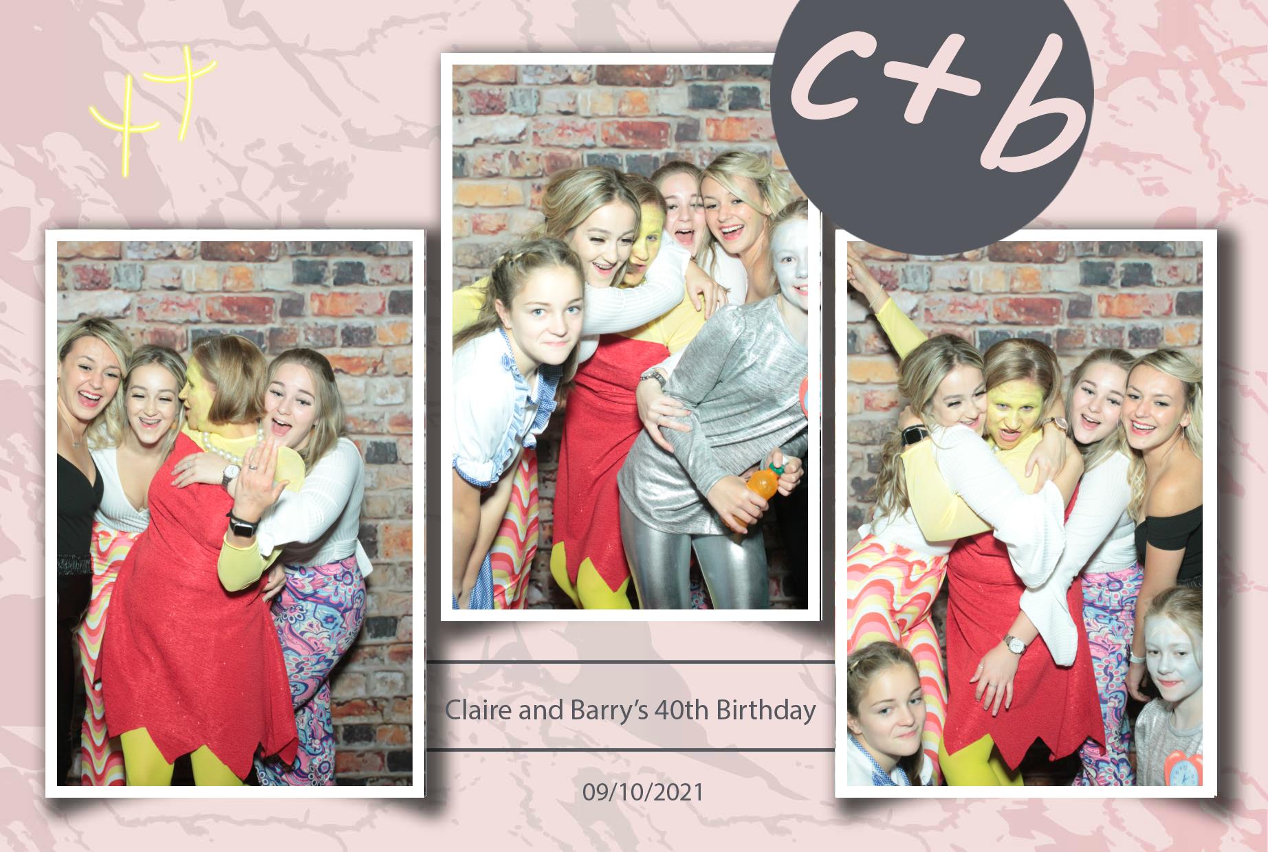 Claire and Barry's 40th Birthday | View more photos from the event at gallery.myphotoboothexperience.co.uk/u/MyPhotoBoothExperienceLtd/Claire-and-Barrys-40th-Birthday