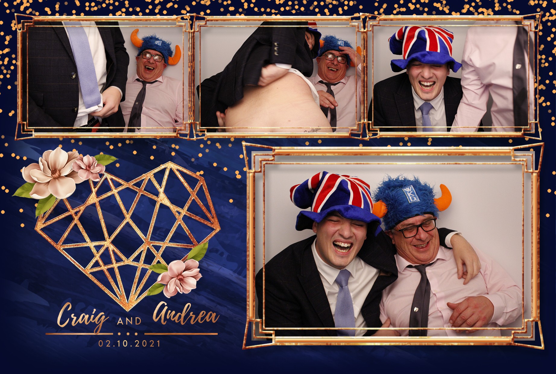 Craig and Andrea's Wedding  | View more photos from the event at gallery.myphotoboothexperience.co.uk/u/MyPhotoBoothExperienceLtd/Craig-and-Andreas-Wedding
