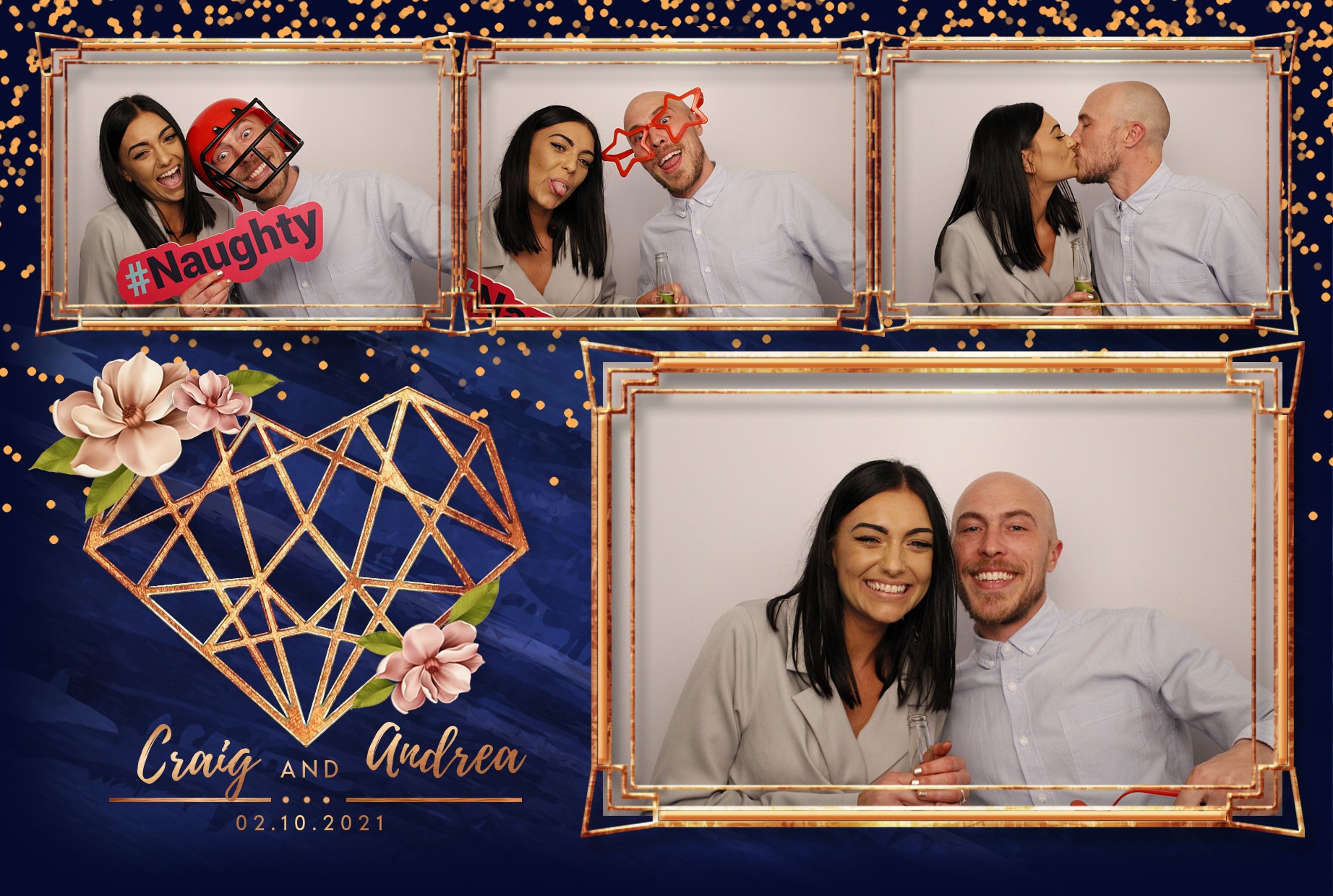 Craig and Andrea's Wedding  | View more photos from the event at gallery.myphotoboothexperience.co.uk/u/MyPhotoBoothExperienceLtd/Craig-and-Andreas-Wedding