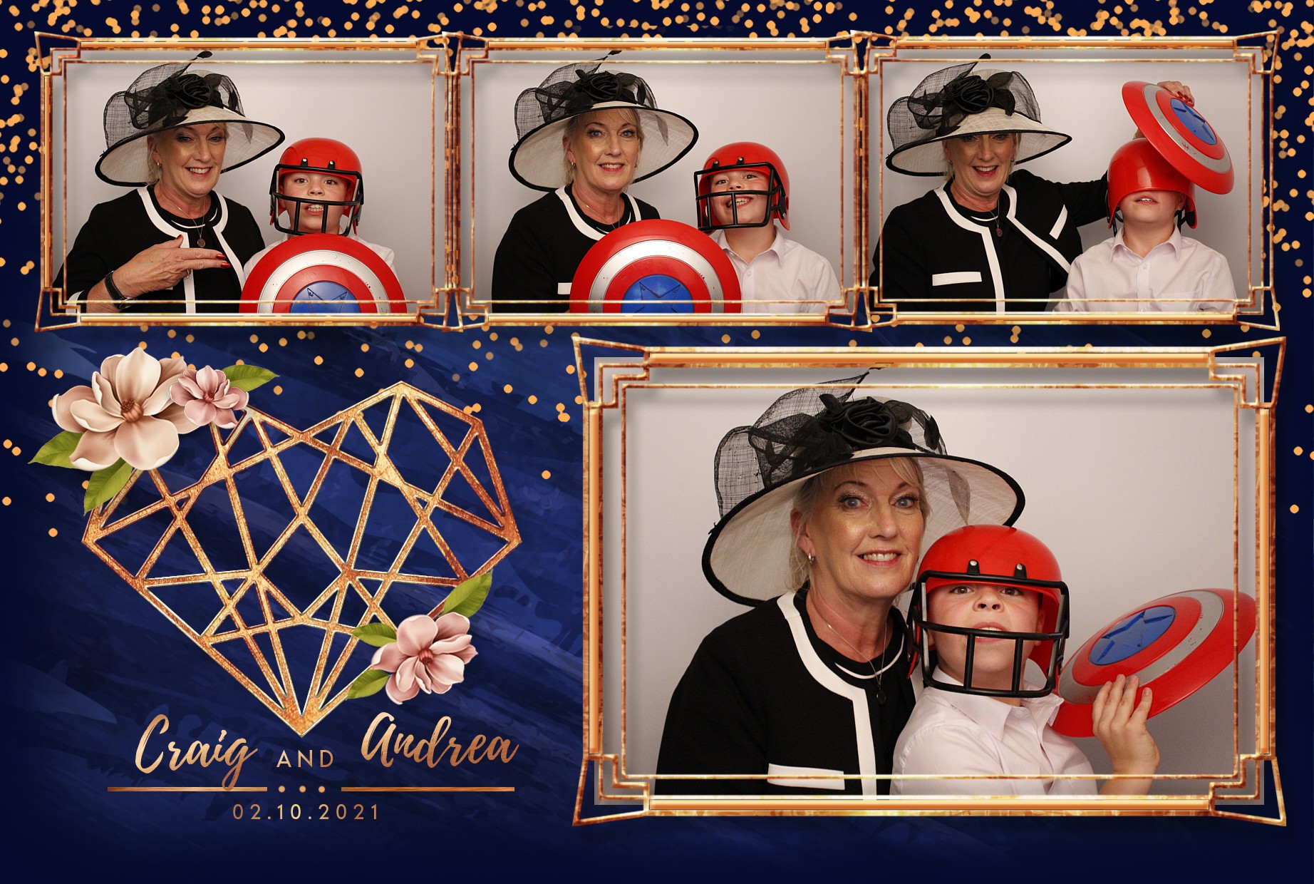 Craig and Andrea's Wedding  | View more photos from the event at gallery.myphotoboothexperience.co.uk/u/MyPhotoBoothExperienceLtd/Craig-and-Andreas-Wedding