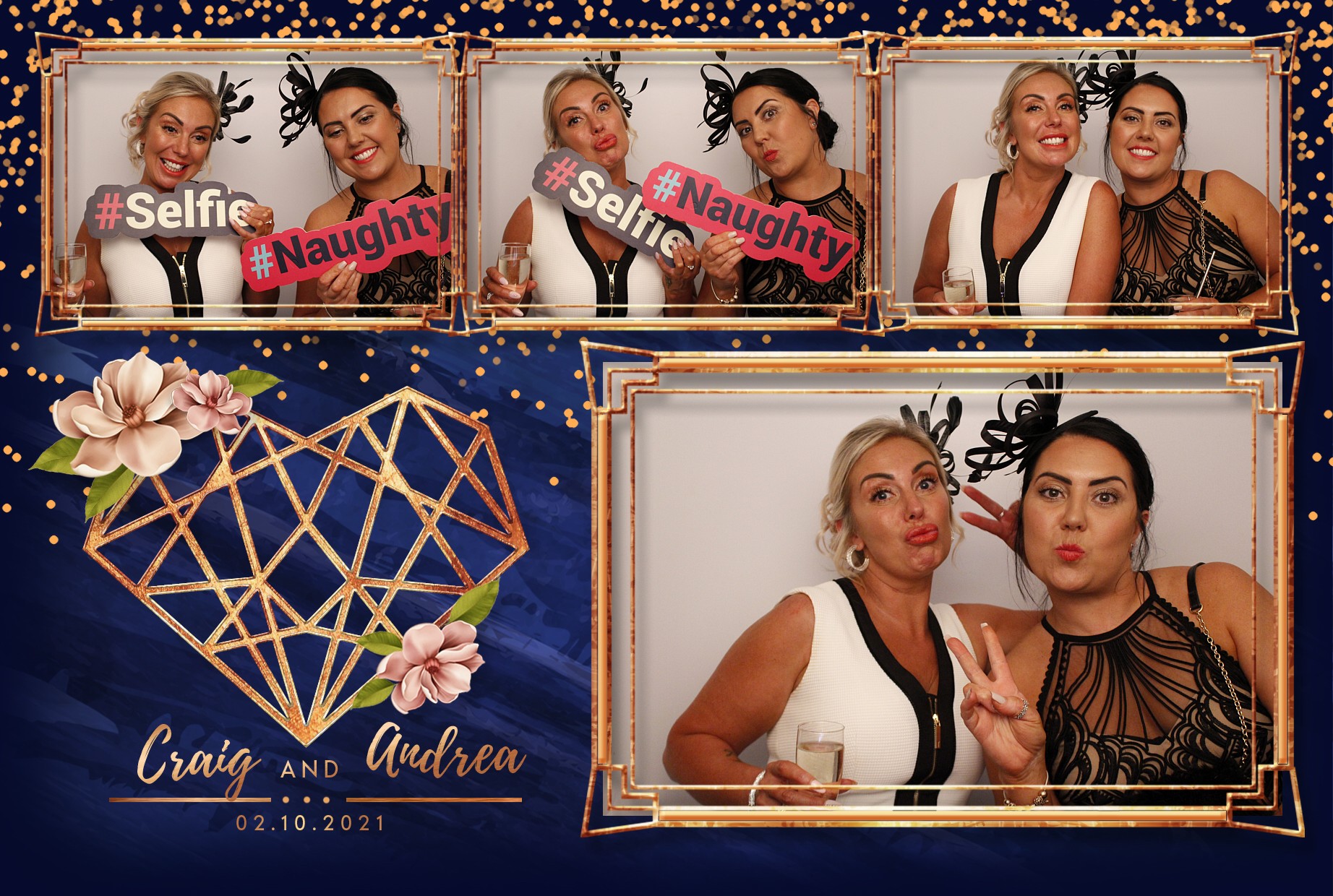 Craig and Andrea's Wedding  | View more photos from the event at gallery.myphotoboothexperience.co.uk/u/MyPhotoBoothExperienceLtd/Craig-and-Andreas-Wedding