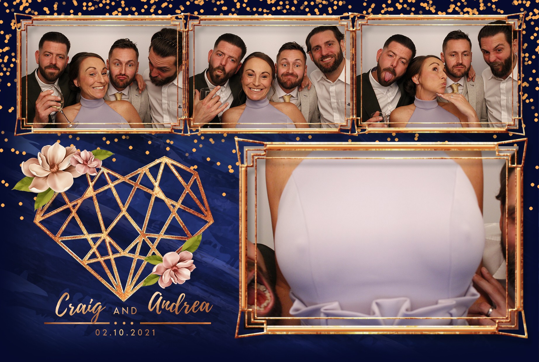 Craig and Andrea's Wedding  | View more photos from the event at gallery.myphotoboothexperience.co.uk/u/MyPhotoBoothExperienceLtd/Craig-and-Andreas-Wedding