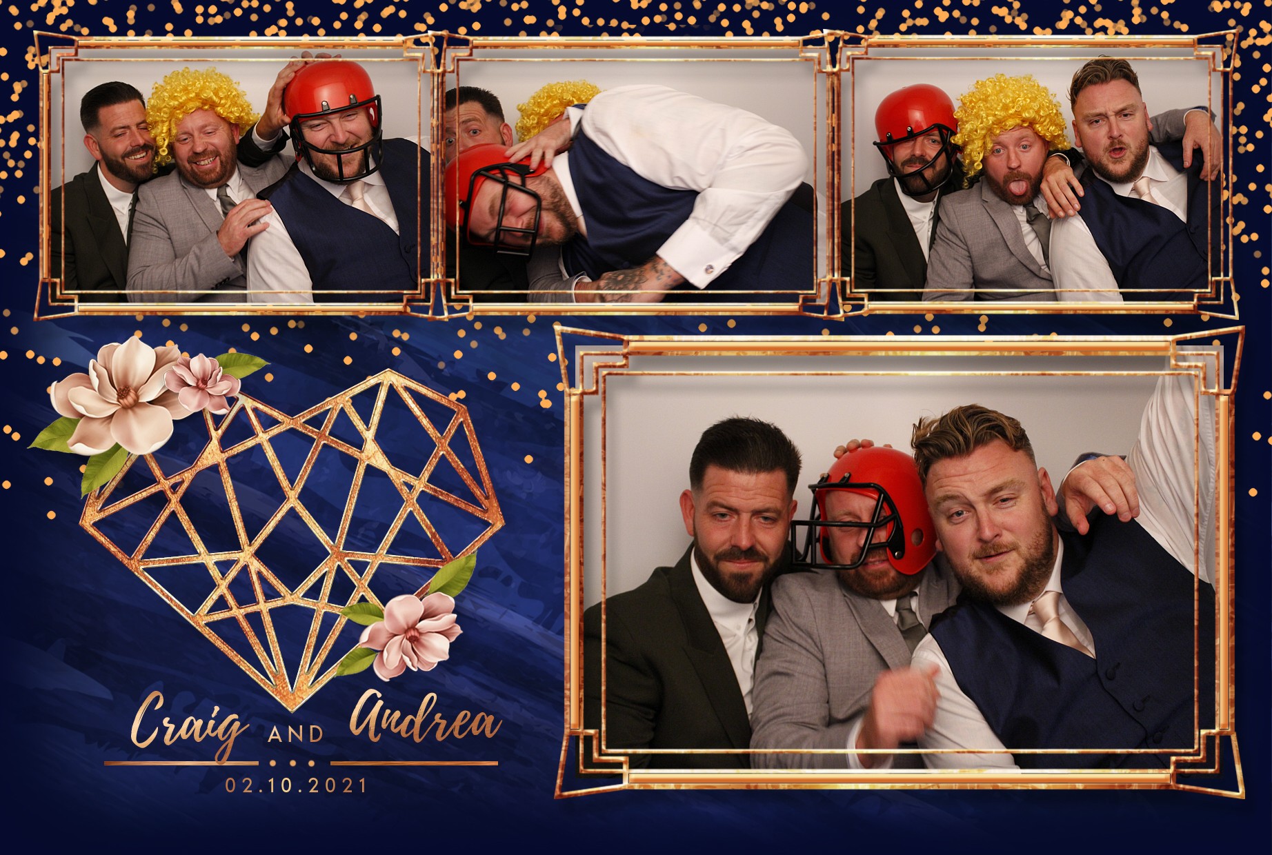 Craig and Andrea's Wedding  | View more photos from the event at gallery.myphotoboothexperience.co.uk/u/MyPhotoBoothExperienceLtd/Craig-and-Andreas-Wedding