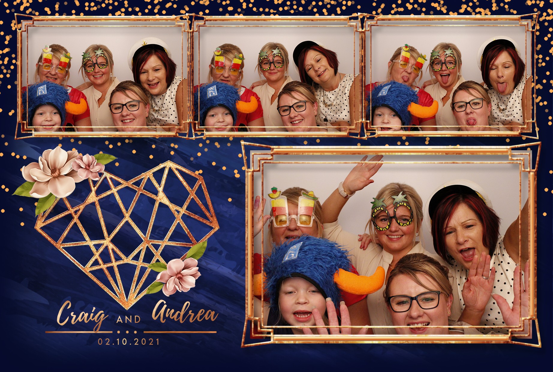 Craig and Andrea's Wedding  | View more photos from the event at gallery.myphotoboothexperience.co.uk/u/MyPhotoBoothExperienceLtd/Craig-and-Andreas-Wedding