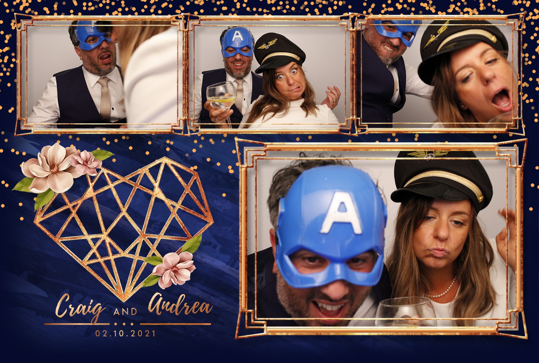 Craig and Andrea's Wedding  | View more photos from the event at gallery.myphotoboothexperience.co.uk/u/MyPhotoBoothExperienceLtd/Craig-and-Andreas-Wedding