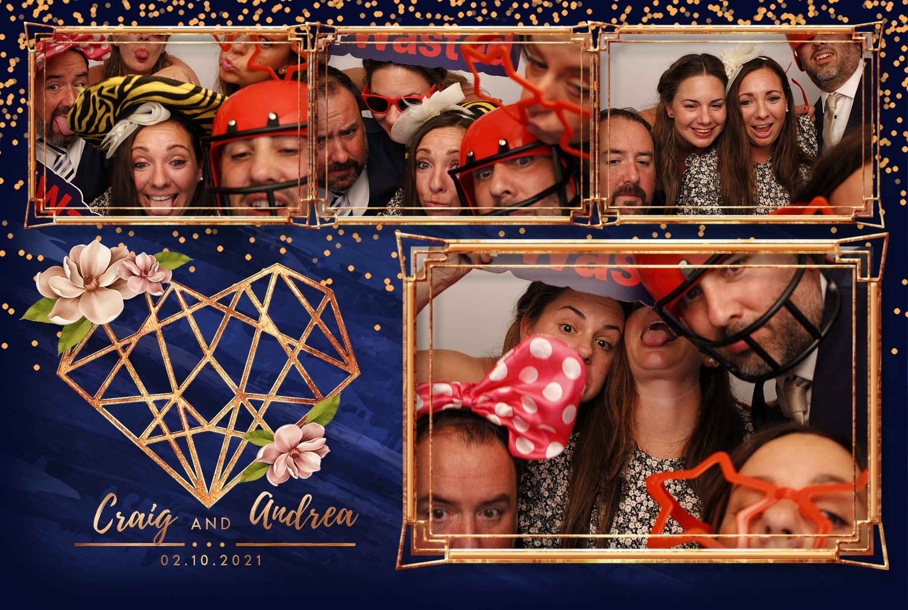 Craig and Andrea's Wedding  | View more photos from the event at gallery.myphotoboothexperience.co.uk/u/MyPhotoBoothExperienceLtd/Craig-and-Andreas-Wedding