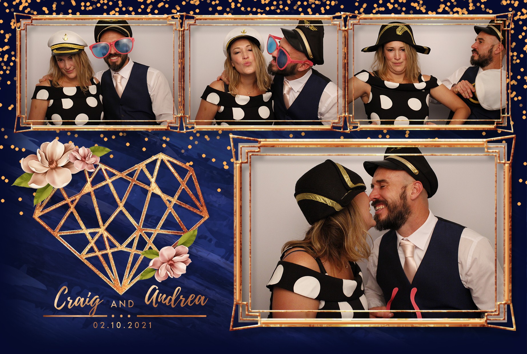 Craig and Andrea's Wedding  | View more photos from the event at gallery.myphotoboothexperience.co.uk/u/MyPhotoBoothExperienceLtd/Craig-and-Andreas-Wedding
