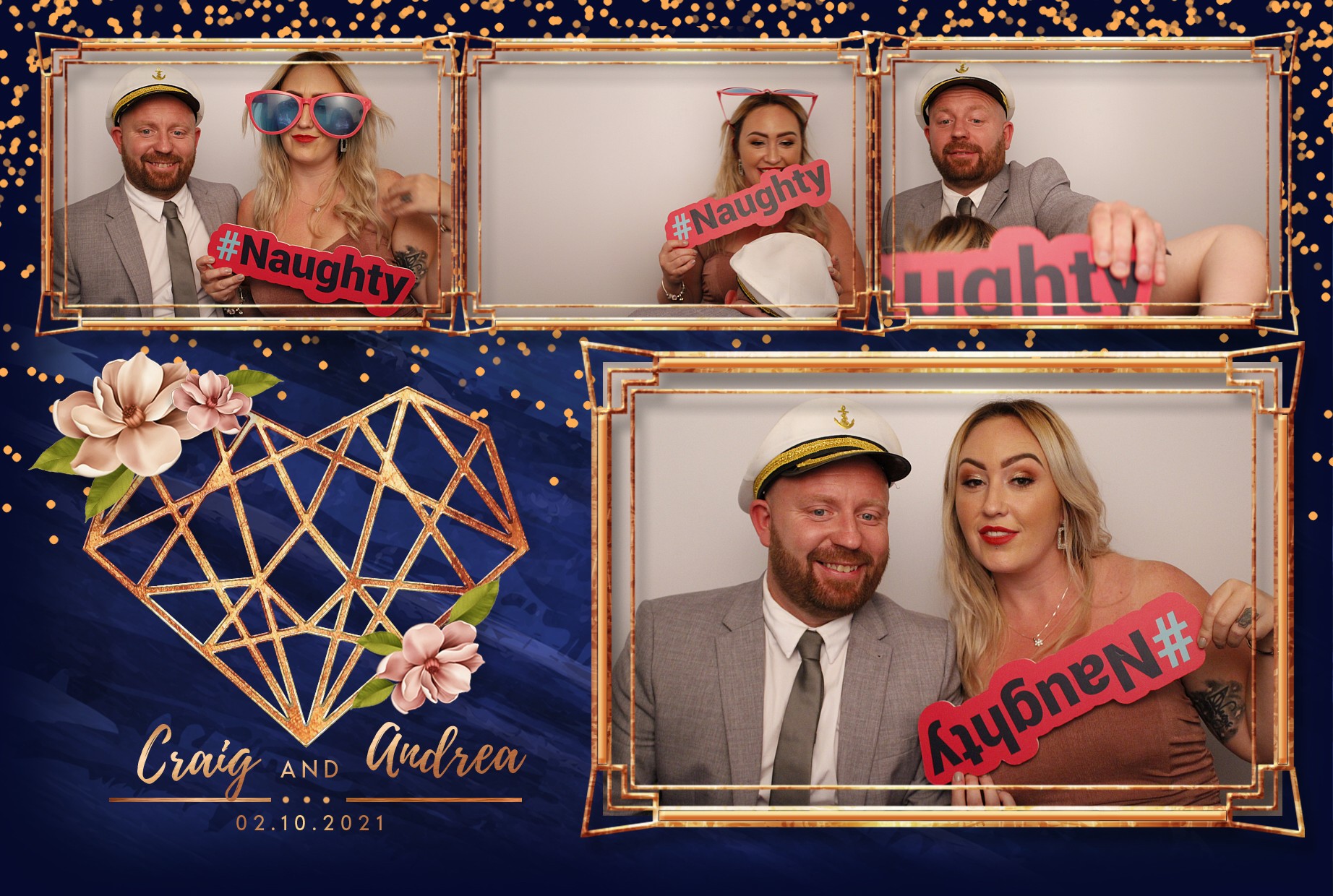 Craig and Andrea's Wedding  | View more photos from the event at gallery.myphotoboothexperience.co.uk/u/MyPhotoBoothExperienceLtd/Craig-and-Andreas-Wedding