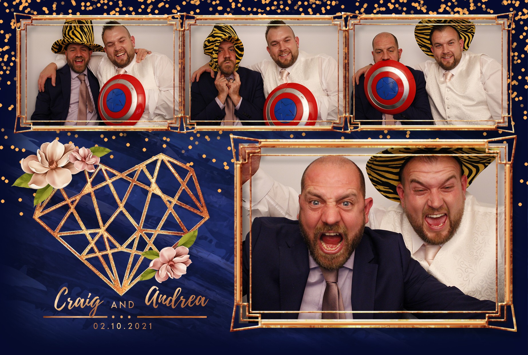 Craig and Andrea's Wedding  | View more photos from the event at gallery.myphotoboothexperience.co.uk/u/MyPhotoBoothExperienceLtd/Craig-and-Andreas-Wedding