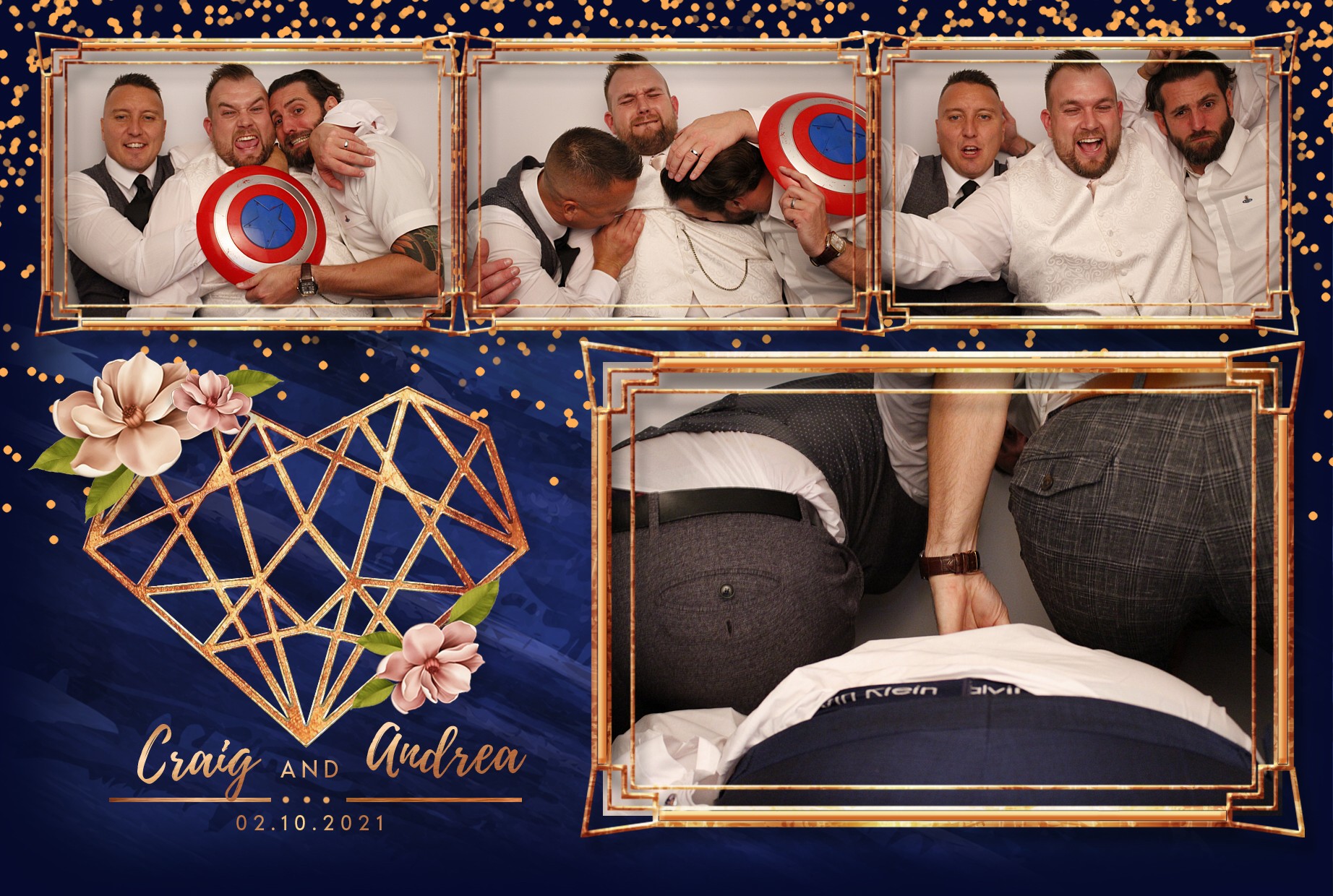 Craig and Andrea's Wedding  | View more photos from the event at gallery.myphotoboothexperience.co.uk/u/MyPhotoBoothExperienceLtd/Craig-and-Andreas-Wedding