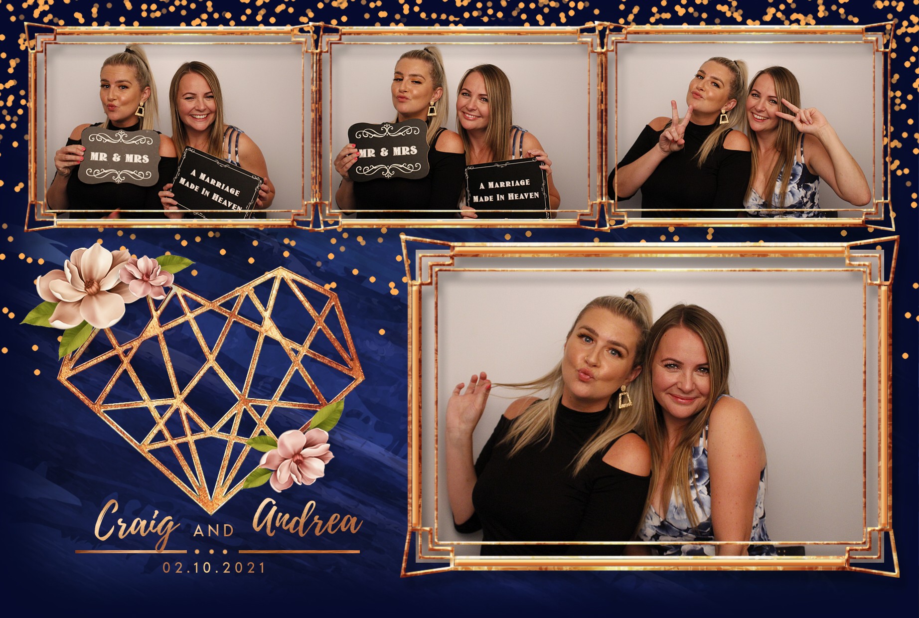Craig and Andrea's Wedding  | View more photos from the event at gallery.myphotoboothexperience.co.uk/u/MyPhotoBoothExperienceLtd/Craig-and-Andreas-Wedding