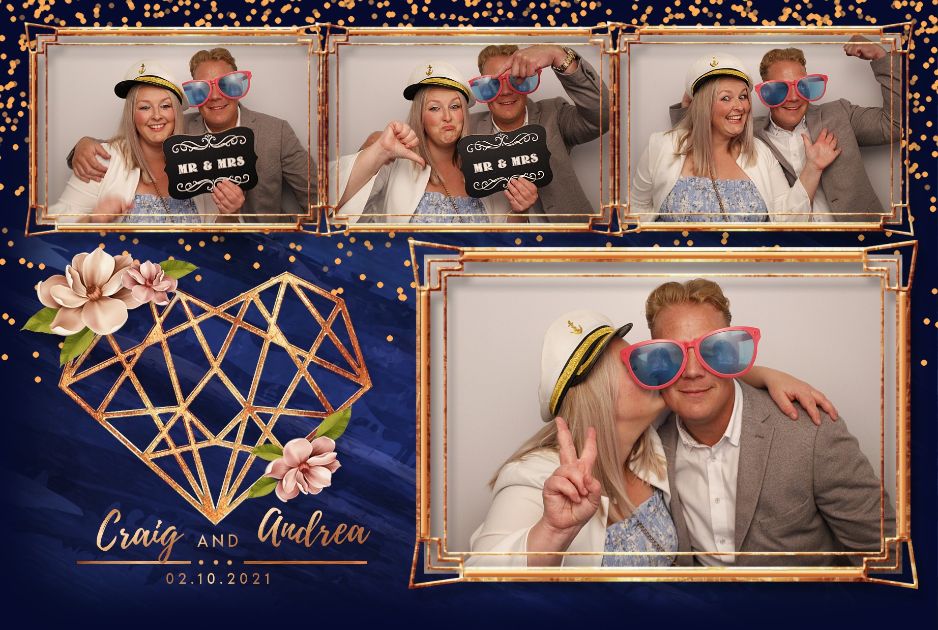 Craig and Andrea's Wedding  | View more photos from the event at gallery.myphotoboothexperience.co.uk/u/MyPhotoBoothExperienceLtd/Craig-and-Andreas-Wedding