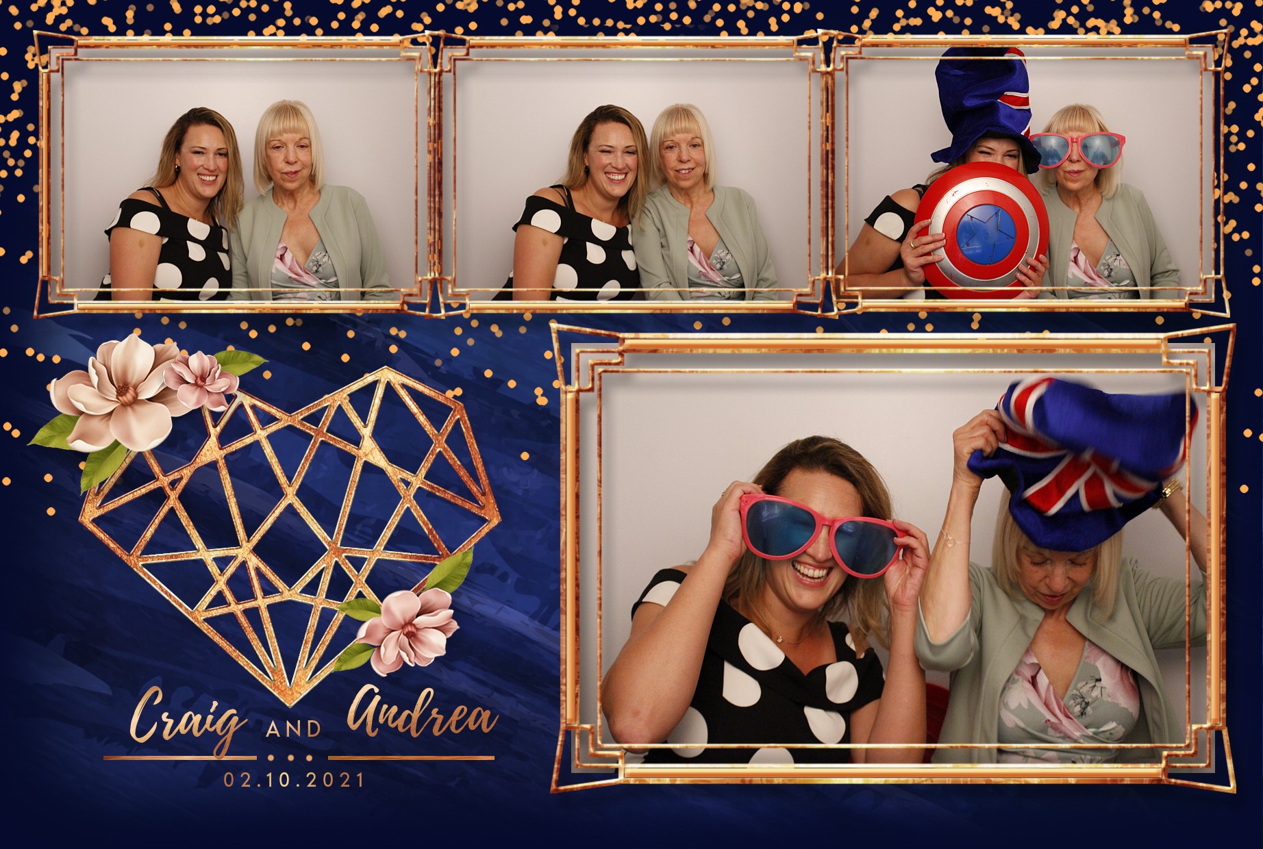 Craig and Andrea's Wedding  | View more photos from the event at gallery.myphotoboothexperience.co.uk/u/MyPhotoBoothExperienceLtd/Craig-and-Andreas-Wedding
