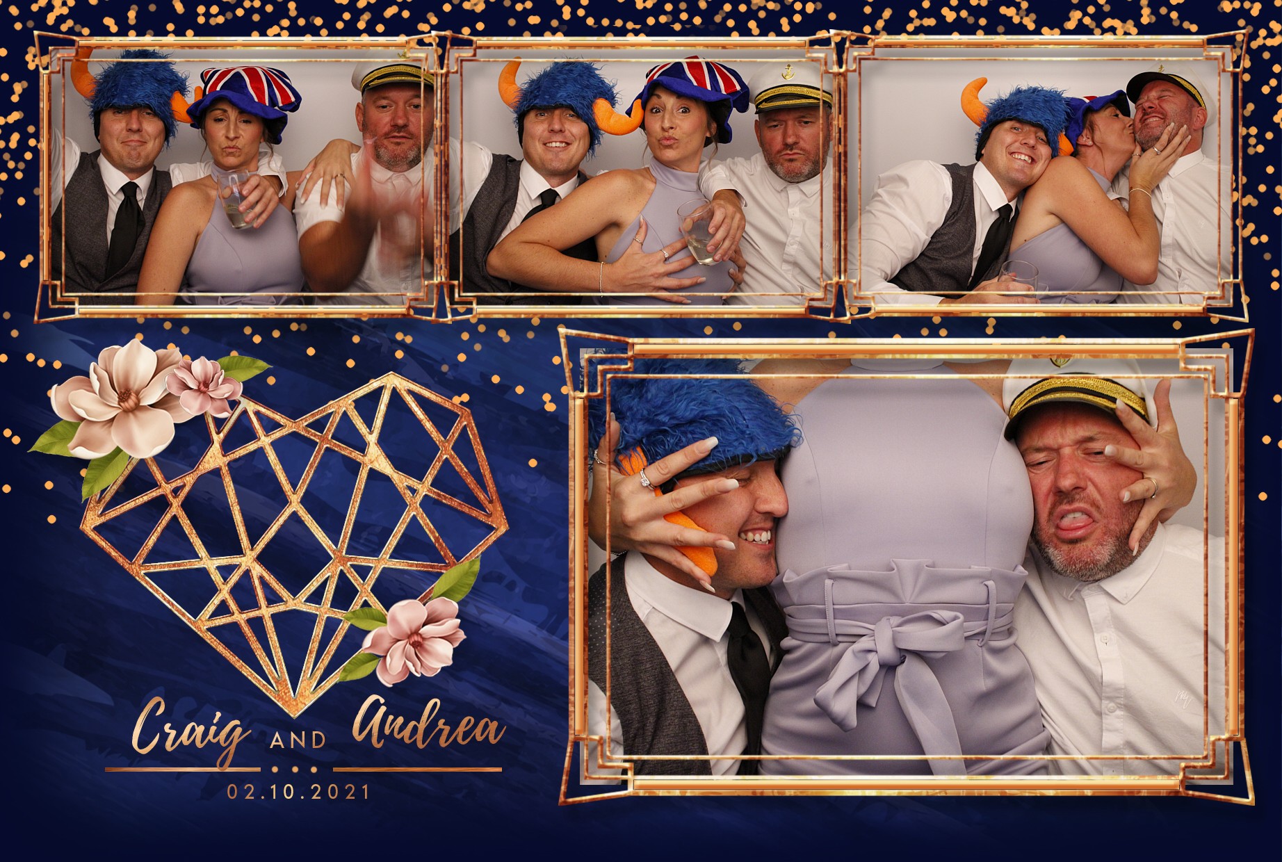 Craig and Andrea's Wedding  | View more photos from the event at gallery.myphotoboothexperience.co.uk/u/MyPhotoBoothExperienceLtd/Craig-and-Andreas-Wedding
