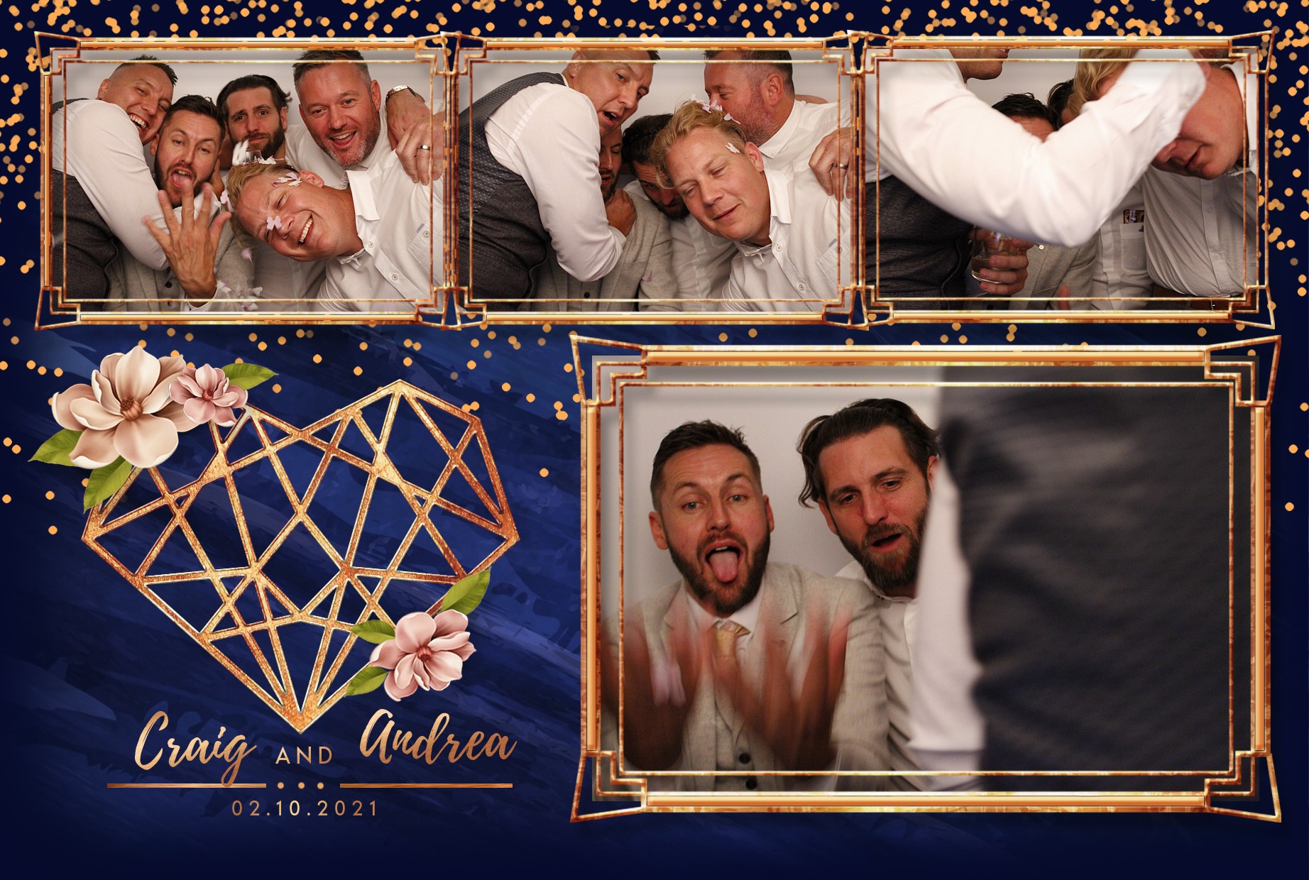 Craig and Andrea's Wedding  | View more photos from the event at gallery.myphotoboothexperience.co.uk/u/MyPhotoBoothExperienceLtd/Craig-and-Andreas-Wedding