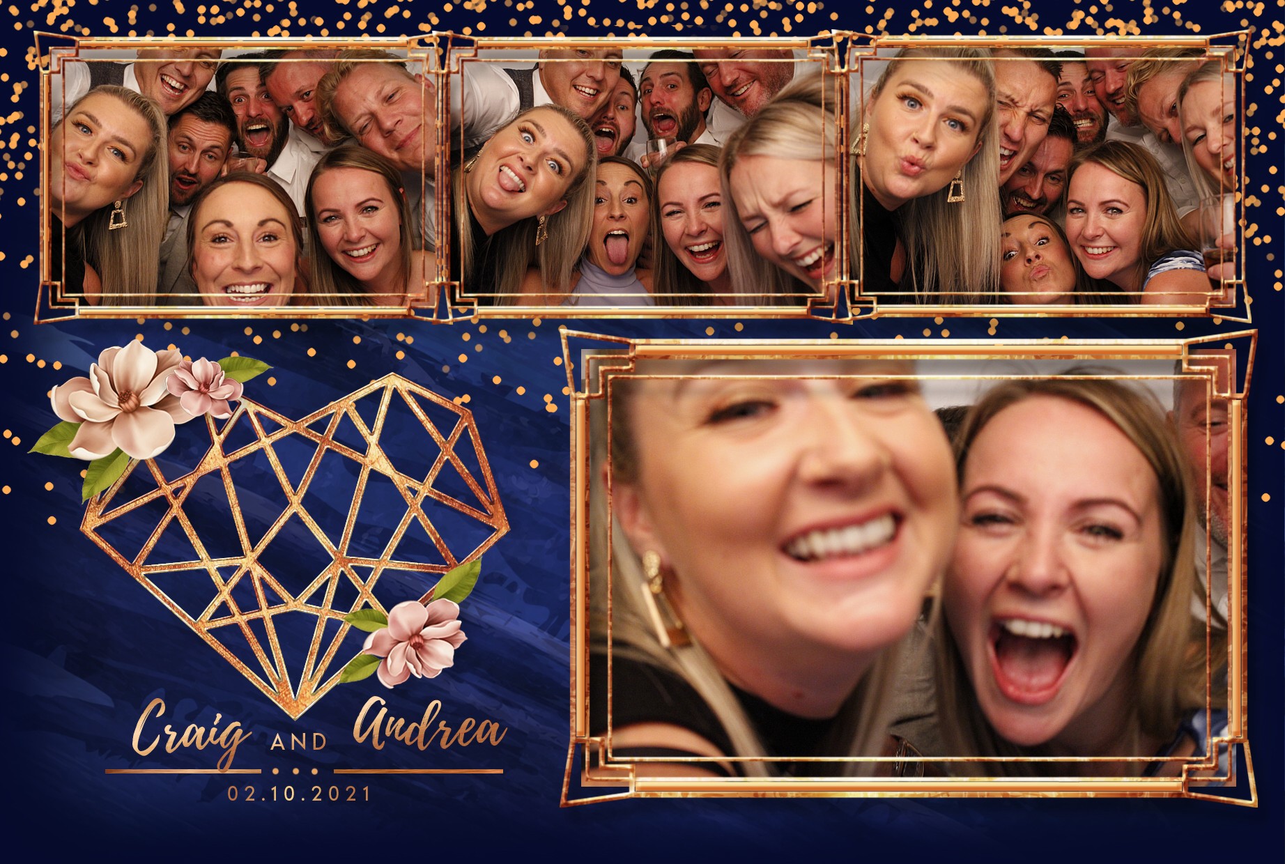 Craig and Andrea's Wedding  | View more photos from the event at gallery.myphotoboothexperience.co.uk/u/MyPhotoBoothExperienceLtd/Craig-and-Andreas-Wedding