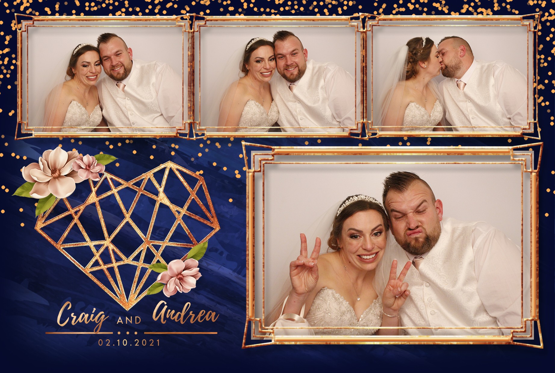Craig and Andrea's Wedding  | View more photos from the event at gallery.myphotoboothexperience.co.uk/u/MyPhotoBoothExperienceLtd/Craig-and-Andreas-Wedding