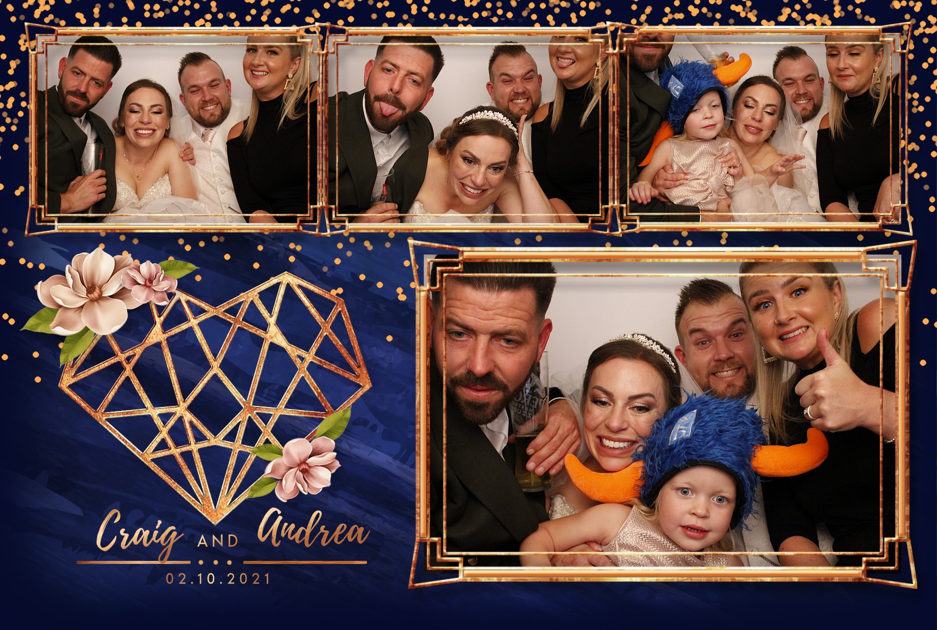 Craig and Andrea's Wedding  | View more photos from the event at gallery.myphotoboothexperience.co.uk/u/MyPhotoBoothExperienceLtd/Craig-and-Andreas-Wedding