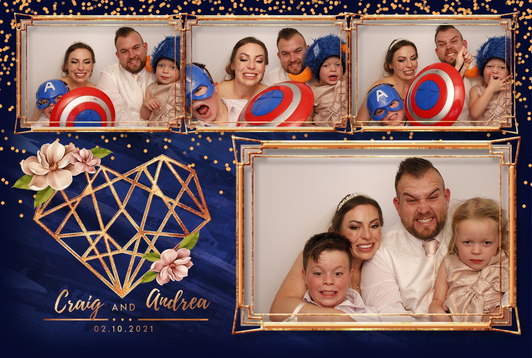 Craig and Andrea's Wedding  | View more photos from the event at gallery.myphotoboothexperience.co.uk/u/MyPhotoBoothExperienceLtd/Craig-and-Andreas-Wedding