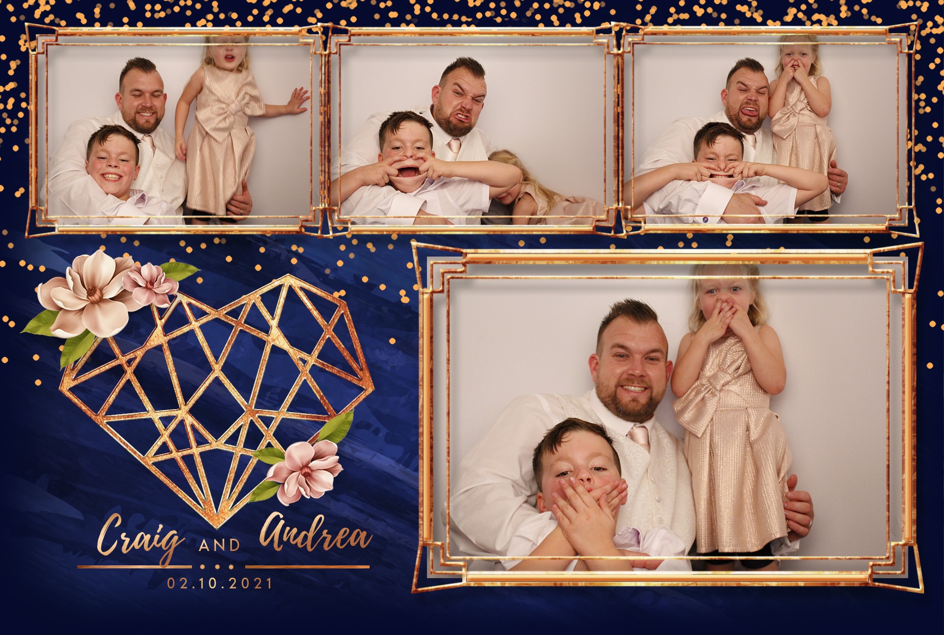 Craig and Andrea's Wedding  | View more photos from the event at gallery.myphotoboothexperience.co.uk/u/MyPhotoBoothExperienceLtd/Craig-and-Andreas-Wedding