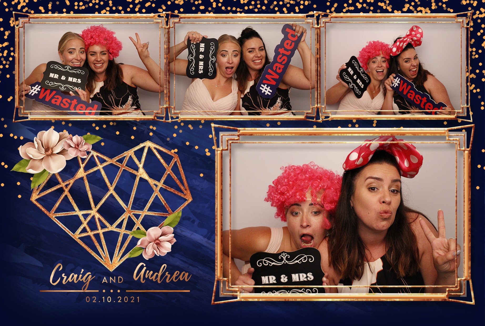 Craig and Andrea's Wedding  | View more photos from the event at gallery.myphotoboothexperience.co.uk/u/MyPhotoBoothExperienceLtd/Craig-and-Andreas-Wedding