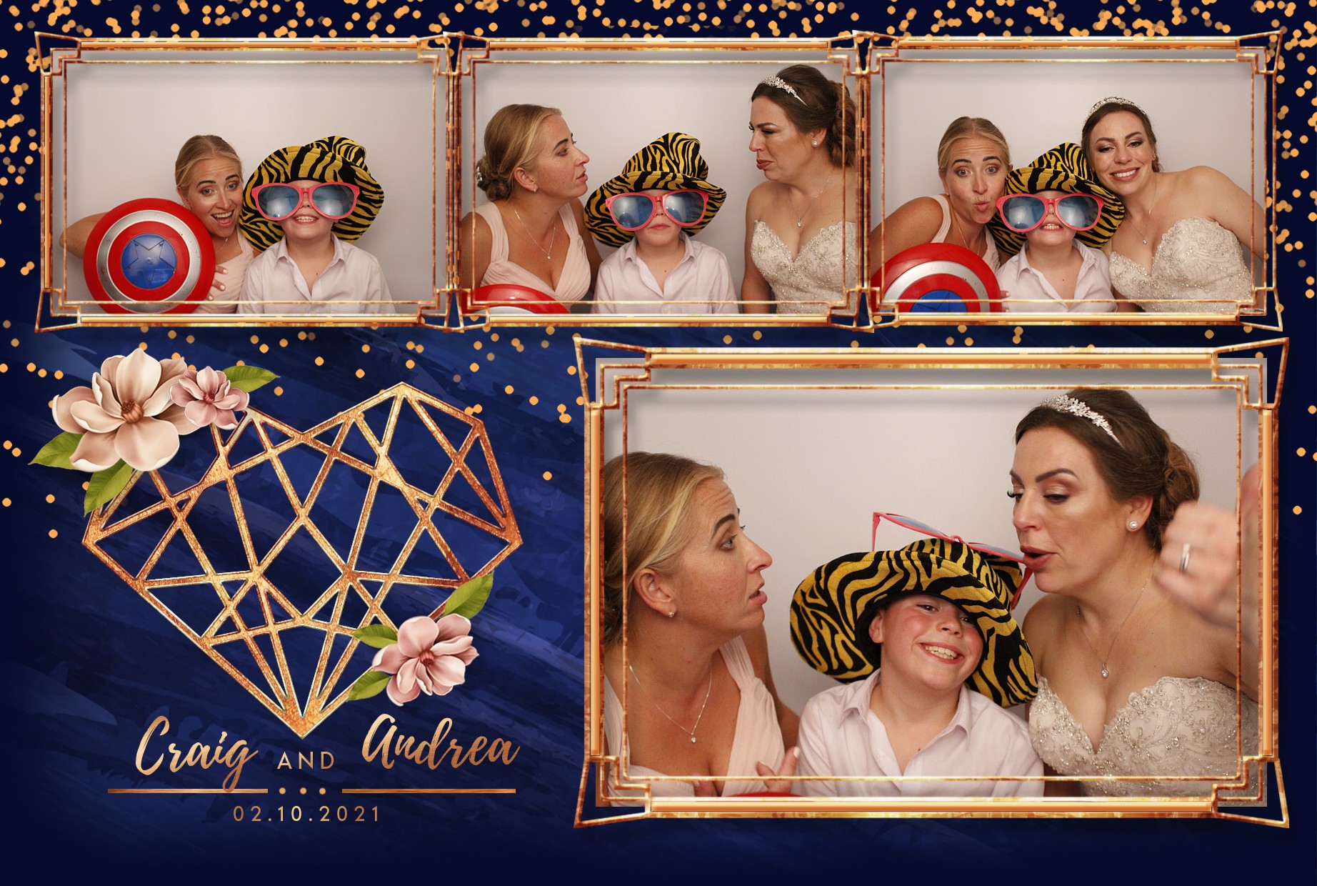 Craig and Andrea's Wedding  | View more photos from the event at gallery.myphotoboothexperience.co.uk/u/MyPhotoBoothExperienceLtd/Craig-and-Andreas-Wedding