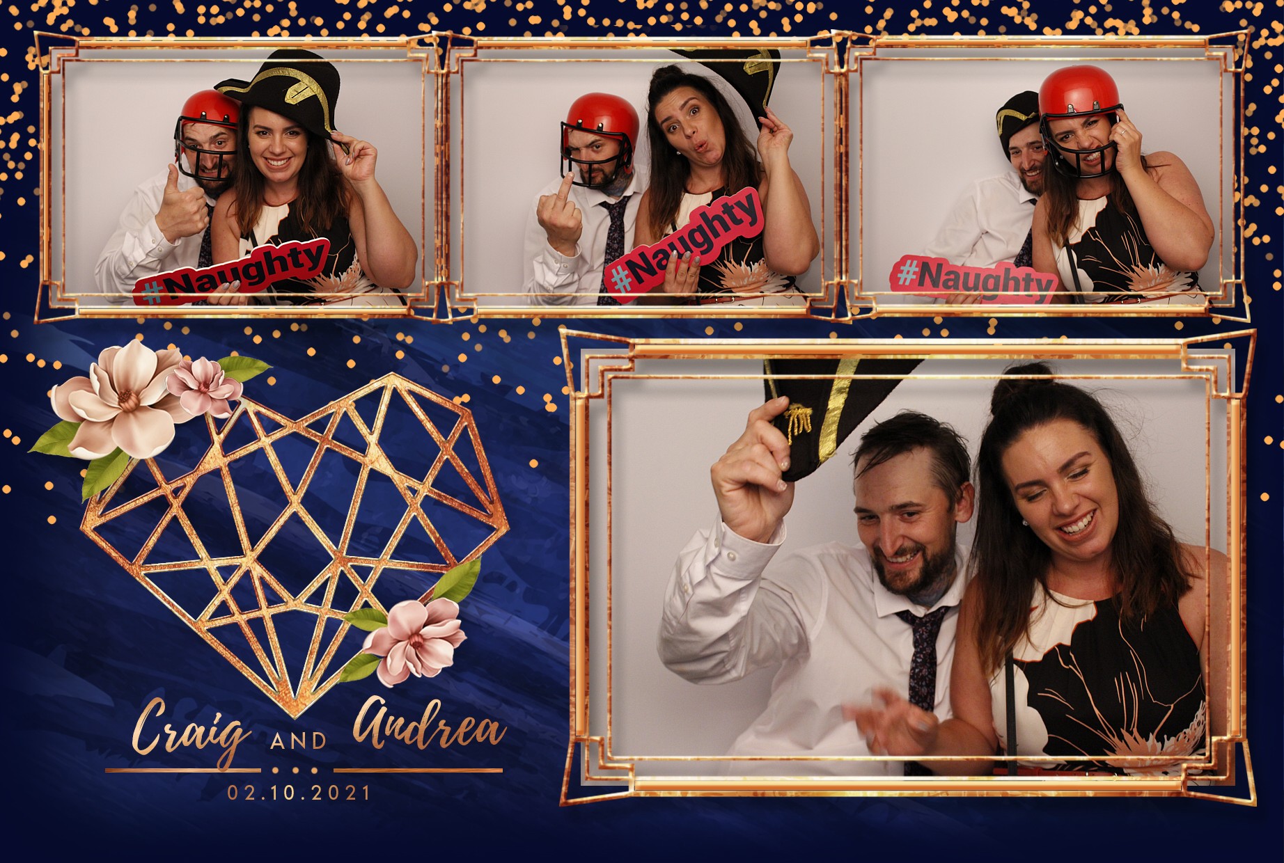Craig and Andrea's Wedding  | View more photos from the event at gallery.myphotoboothexperience.co.uk/u/MyPhotoBoothExperienceLtd/Craig-and-Andreas-Wedding
