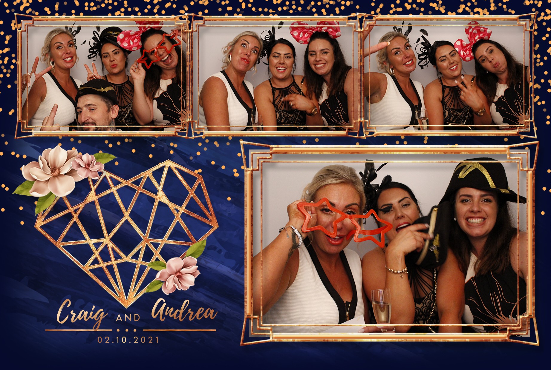 Craig and Andrea's Wedding  | View more photos from the event at gallery.myphotoboothexperience.co.uk/u/MyPhotoBoothExperienceLtd/Craig-and-Andreas-Wedding