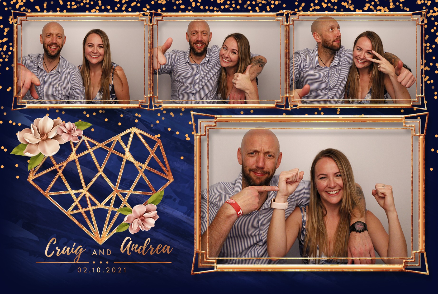 Craig and Andrea's Wedding  | View more photos from the event at gallery.myphotoboothexperience.co.uk/u/MyPhotoBoothExperienceLtd/Craig-and-Andreas-Wedding