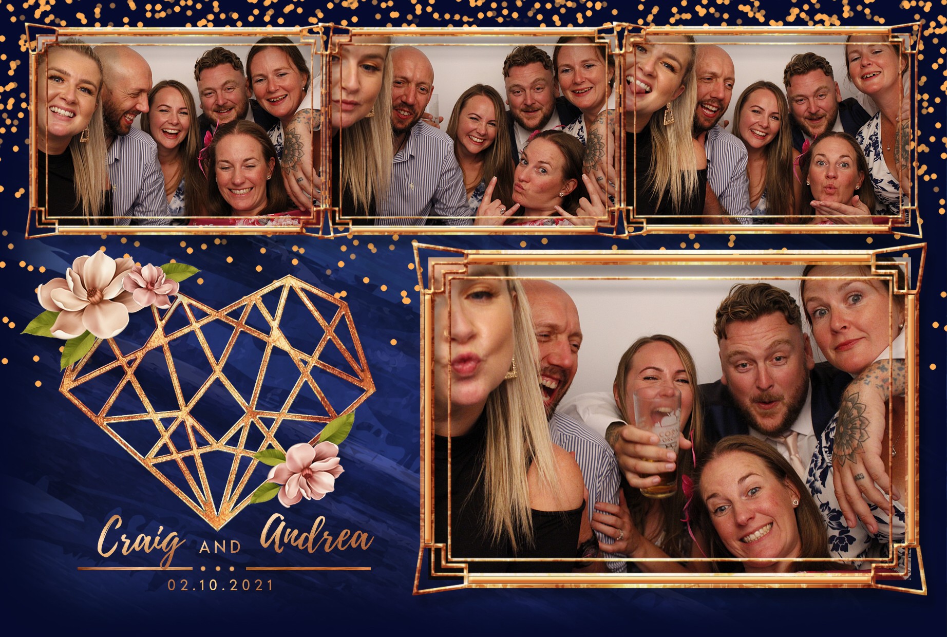 Craig and Andrea's Wedding  | View more photos from the event at gallery.myphotoboothexperience.co.uk/u/MyPhotoBoothExperienceLtd/Craig-and-Andreas-Wedding