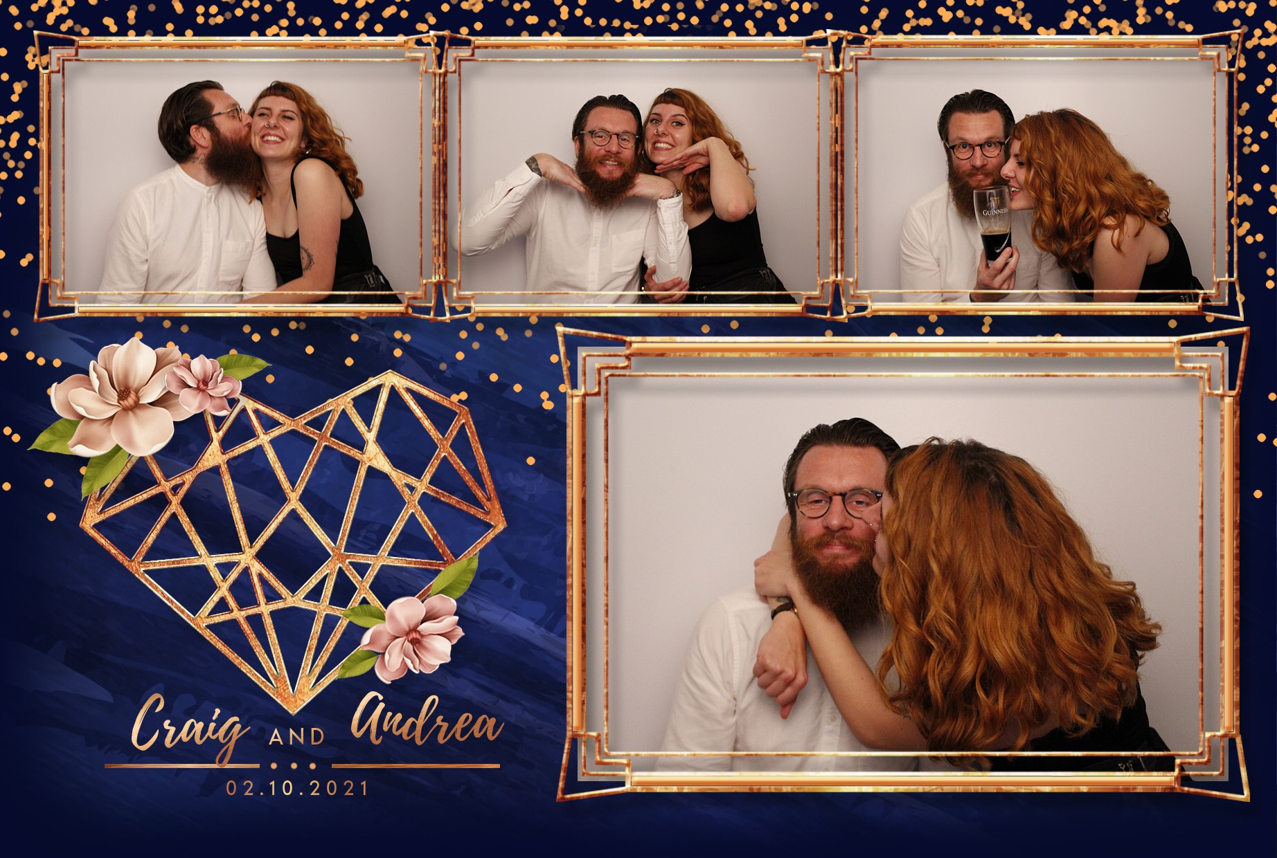 Craig and Andrea's Wedding  | View more photos from the event at gallery.myphotoboothexperience.co.uk/u/MyPhotoBoothExperienceLtd/Craig-and-Andreas-Wedding