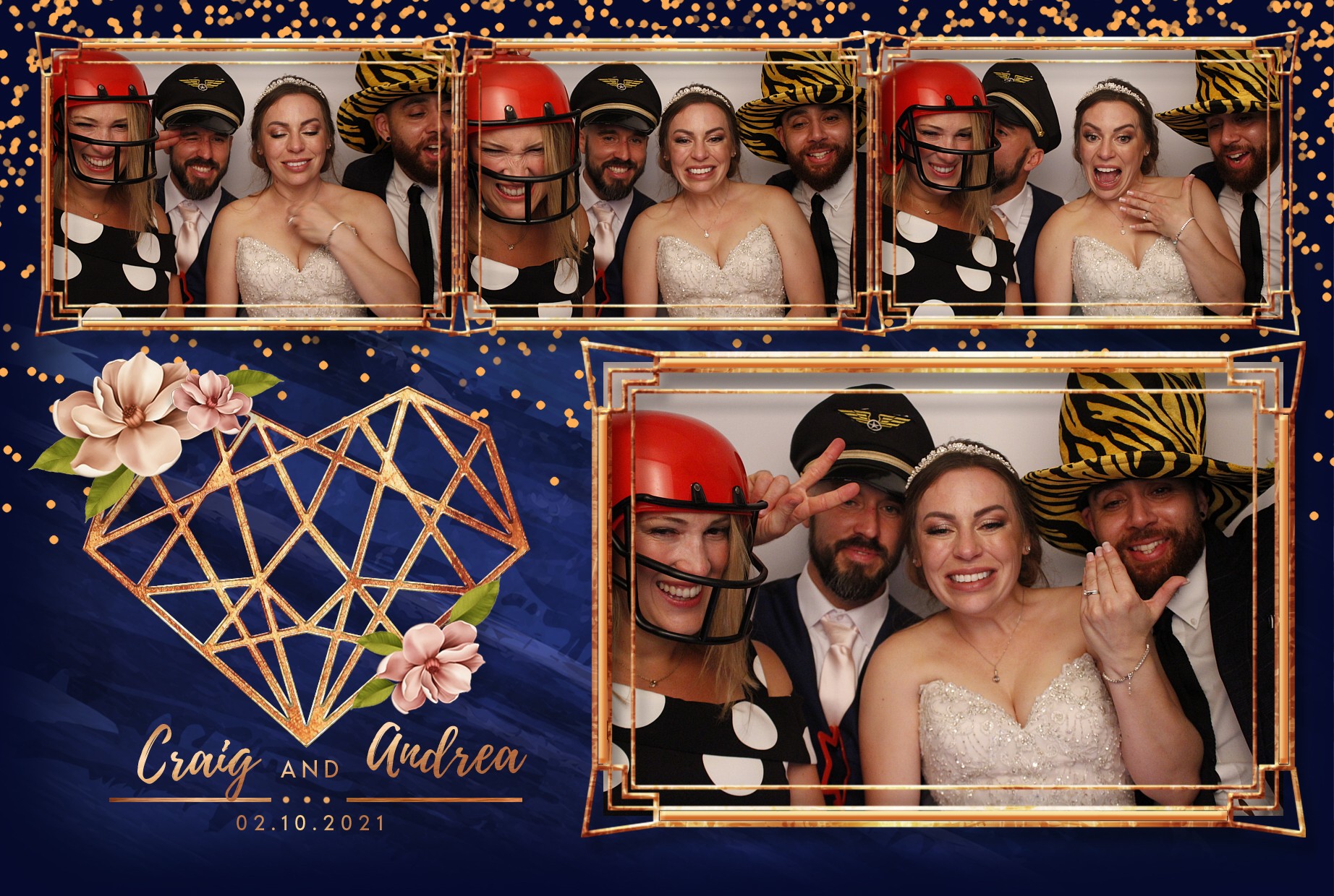 Craig and Andrea's Wedding  | View more photos from the event at gallery.myphotoboothexperience.co.uk/u/MyPhotoBoothExperienceLtd/Craig-and-Andreas-Wedding